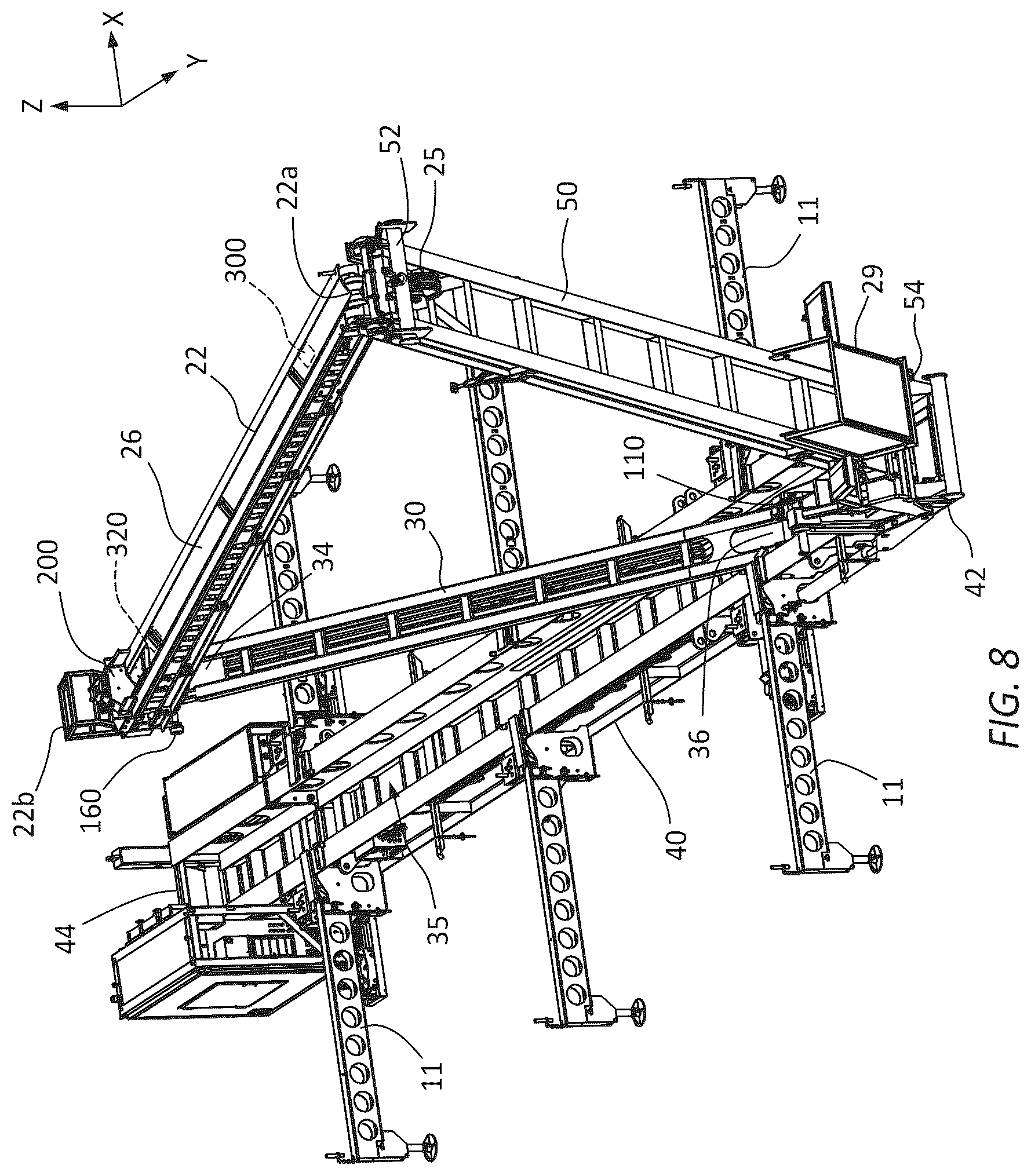 Patent US12378827 Figure 13 – Pipe handling system