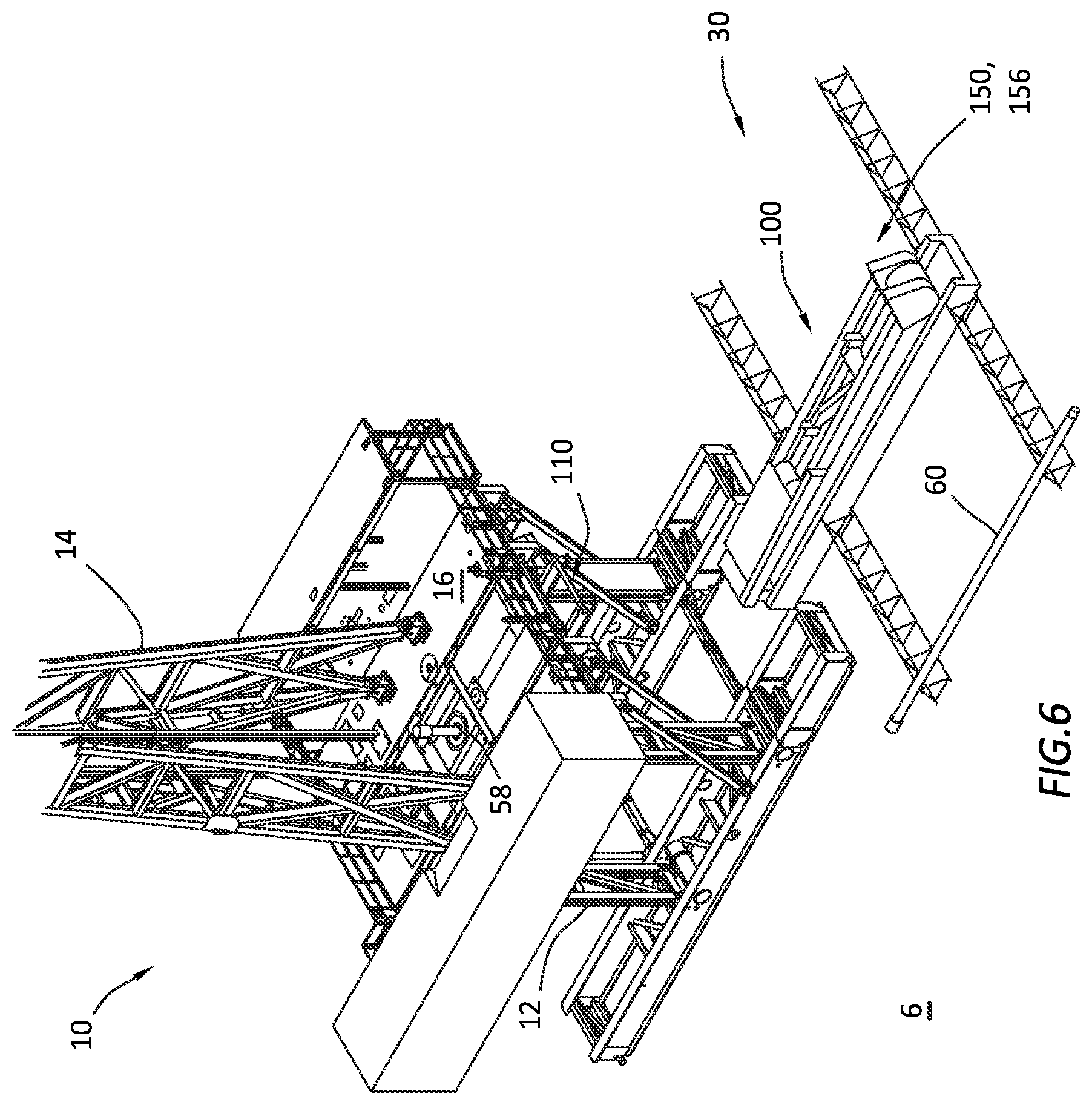 Patent US12378829 Figure 6 – Robotic pipe handler
