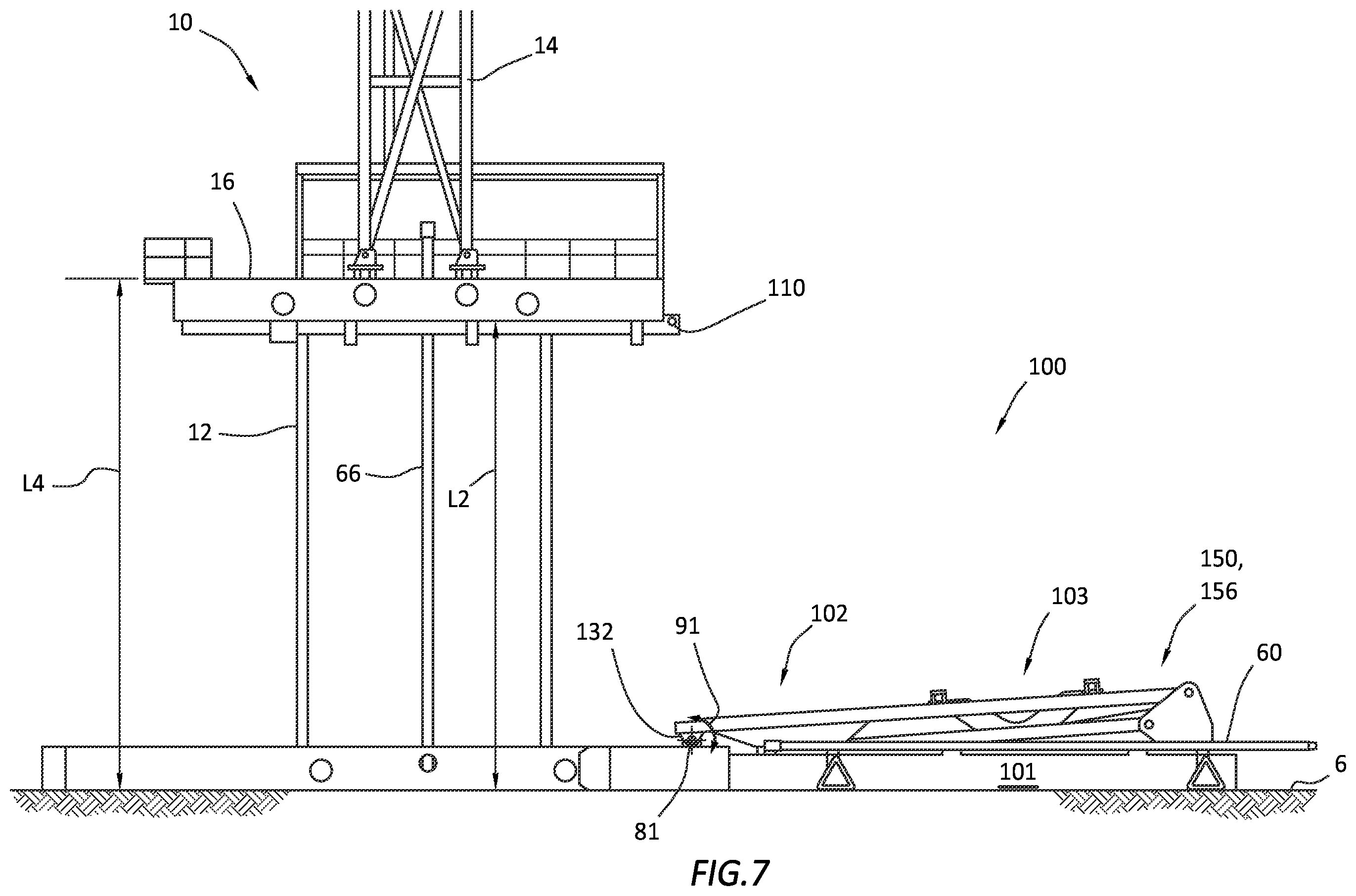Patent US12378829 Figure 7 – Robotic pipe handler
