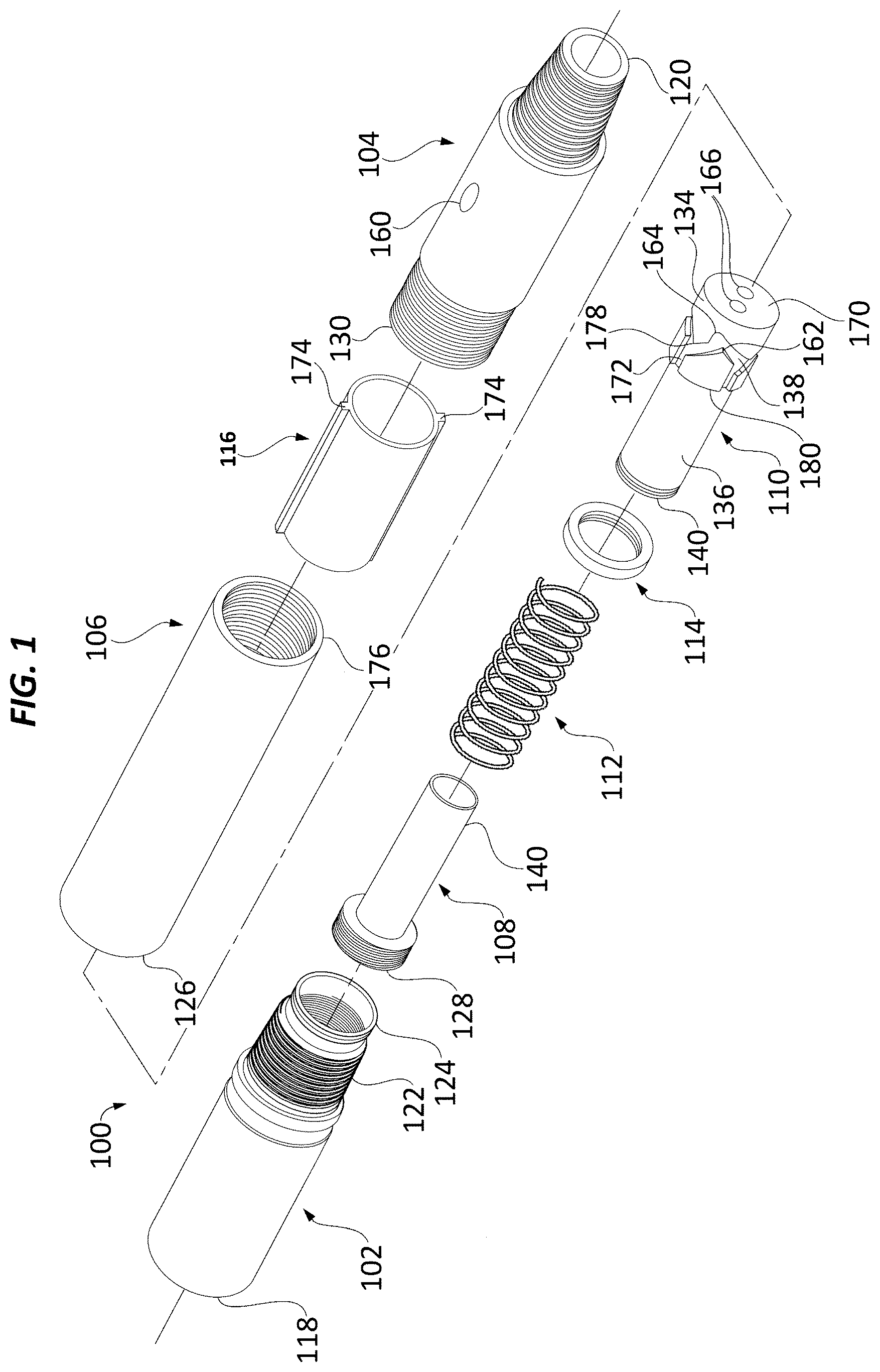 Patent US12378831 Figure 1 – Fluid-driven dual-mode circulation tool