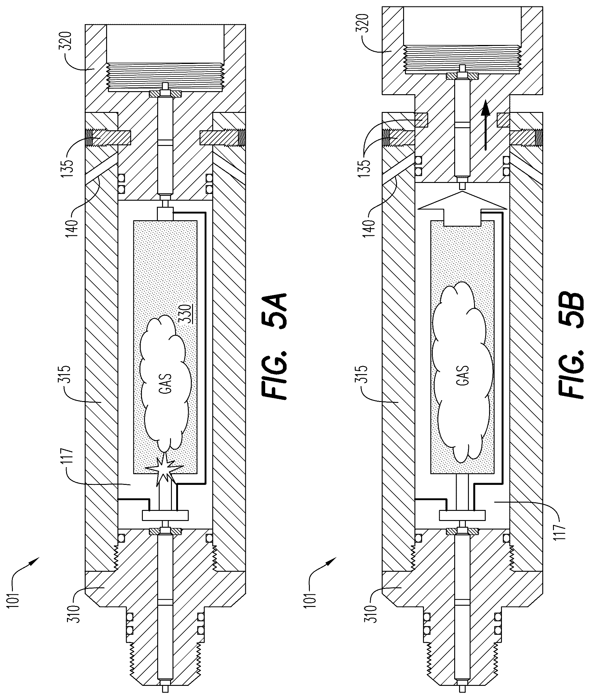 Patent US12378833 Figure 7 – Gas driven wireline release tool