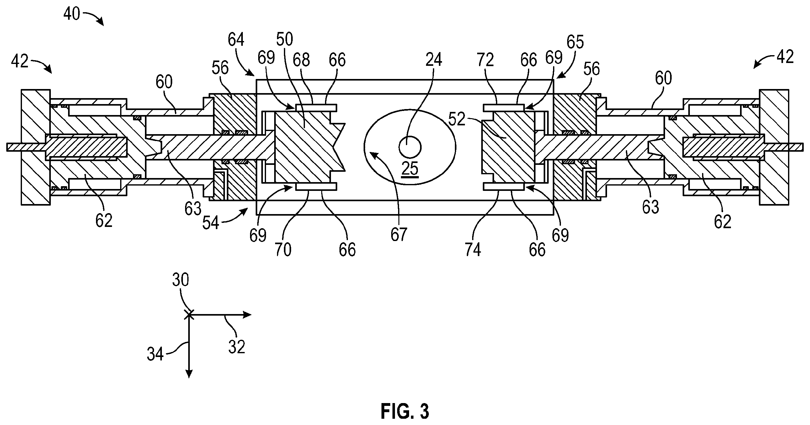 Patent US12378837 Figure 3 – Blowout preventer ram seals and ram blocks