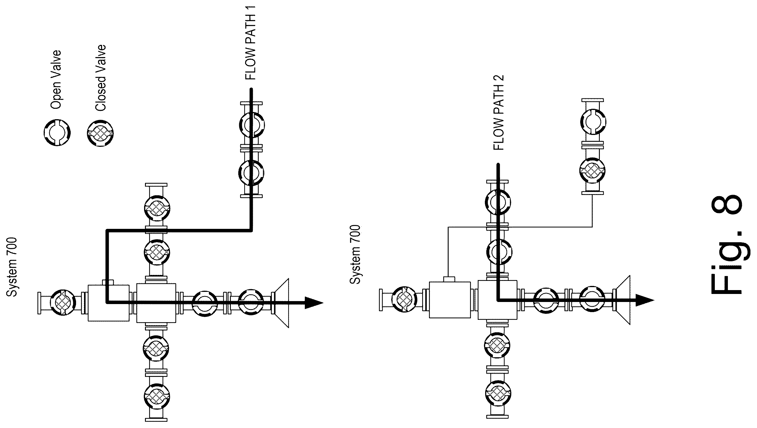 Patent US12378838 Figure 8 – Hydraulic fracturing valve system