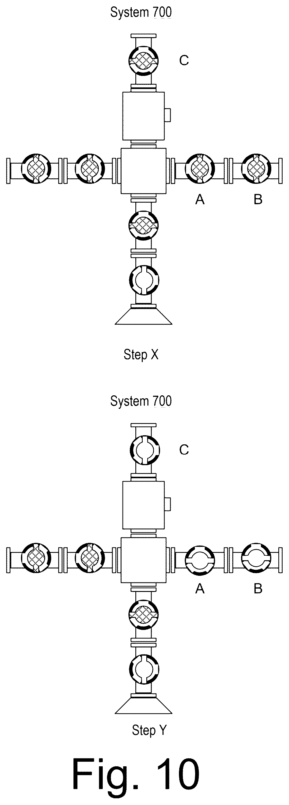 Patent US12378838 Figure 10 – Hydraulic fracturing valve system