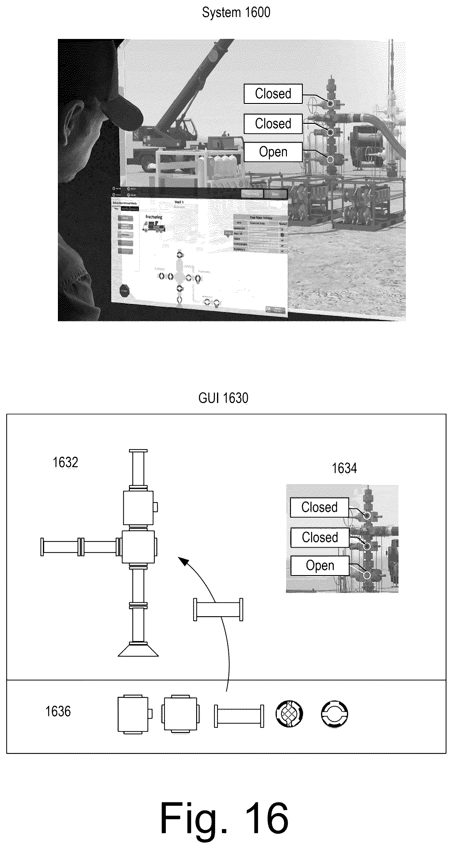 Patent US12378838 Figure 16 – Hydraulic fracturing valve system