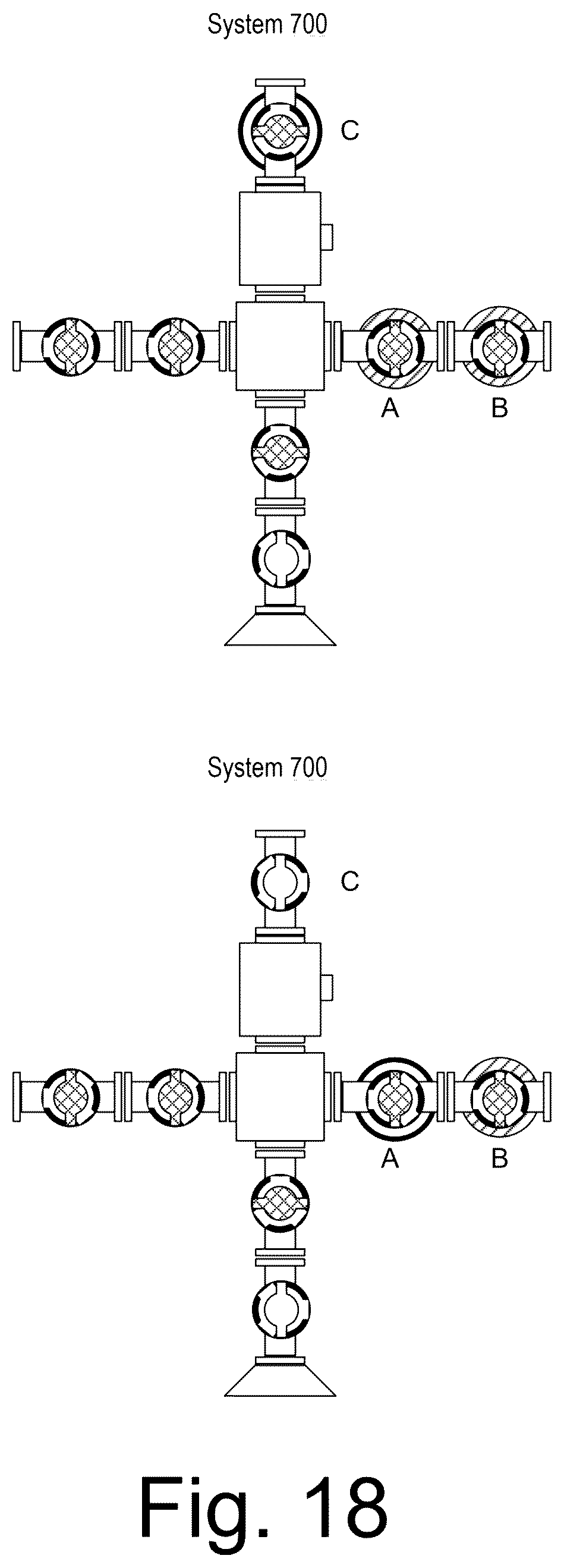Patent US12378838 Figure 18 – Hydraulic fracturing valve system