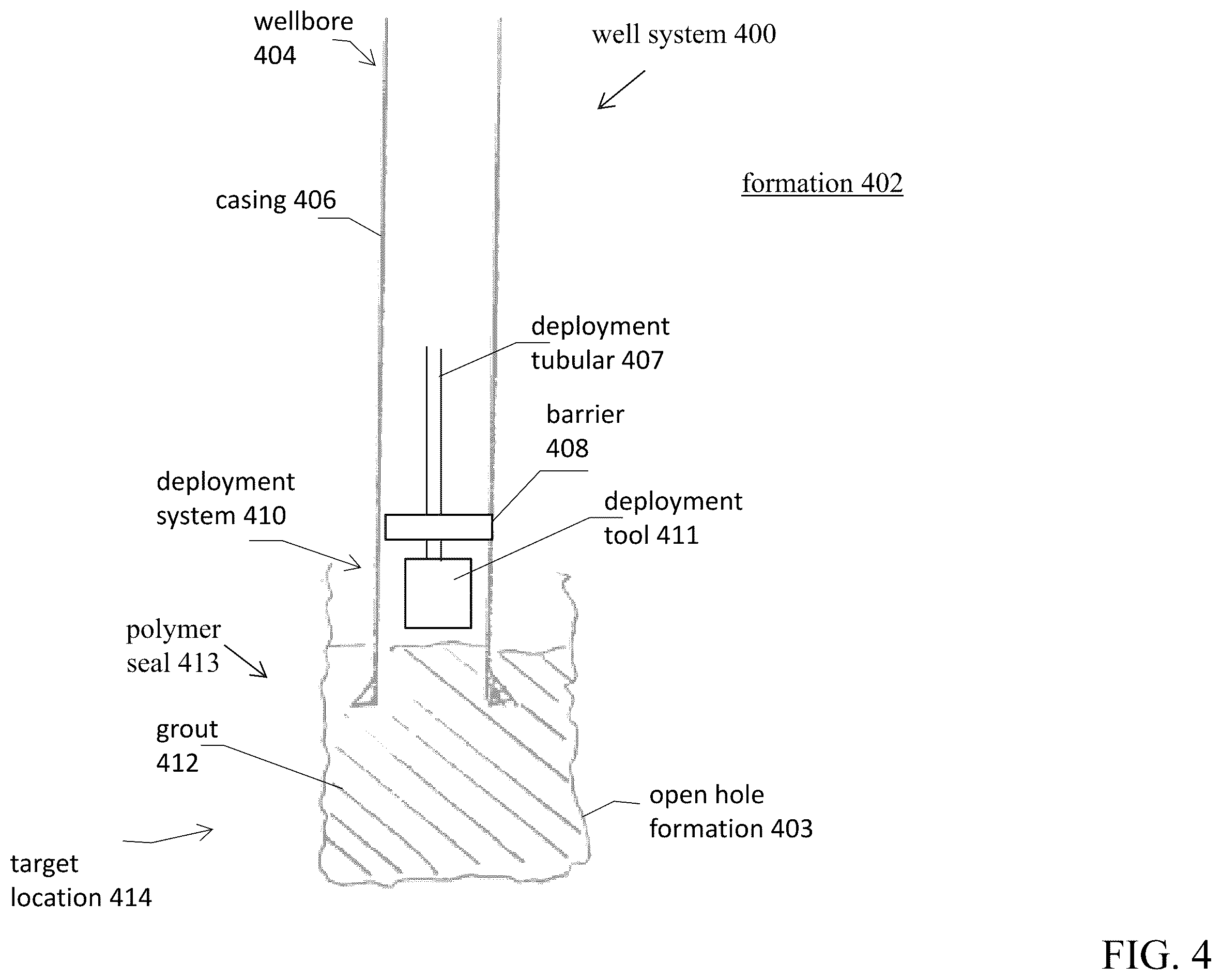 Patent US12378842 Figure 6 – Expandable polymer grout for sealing subterranean formations