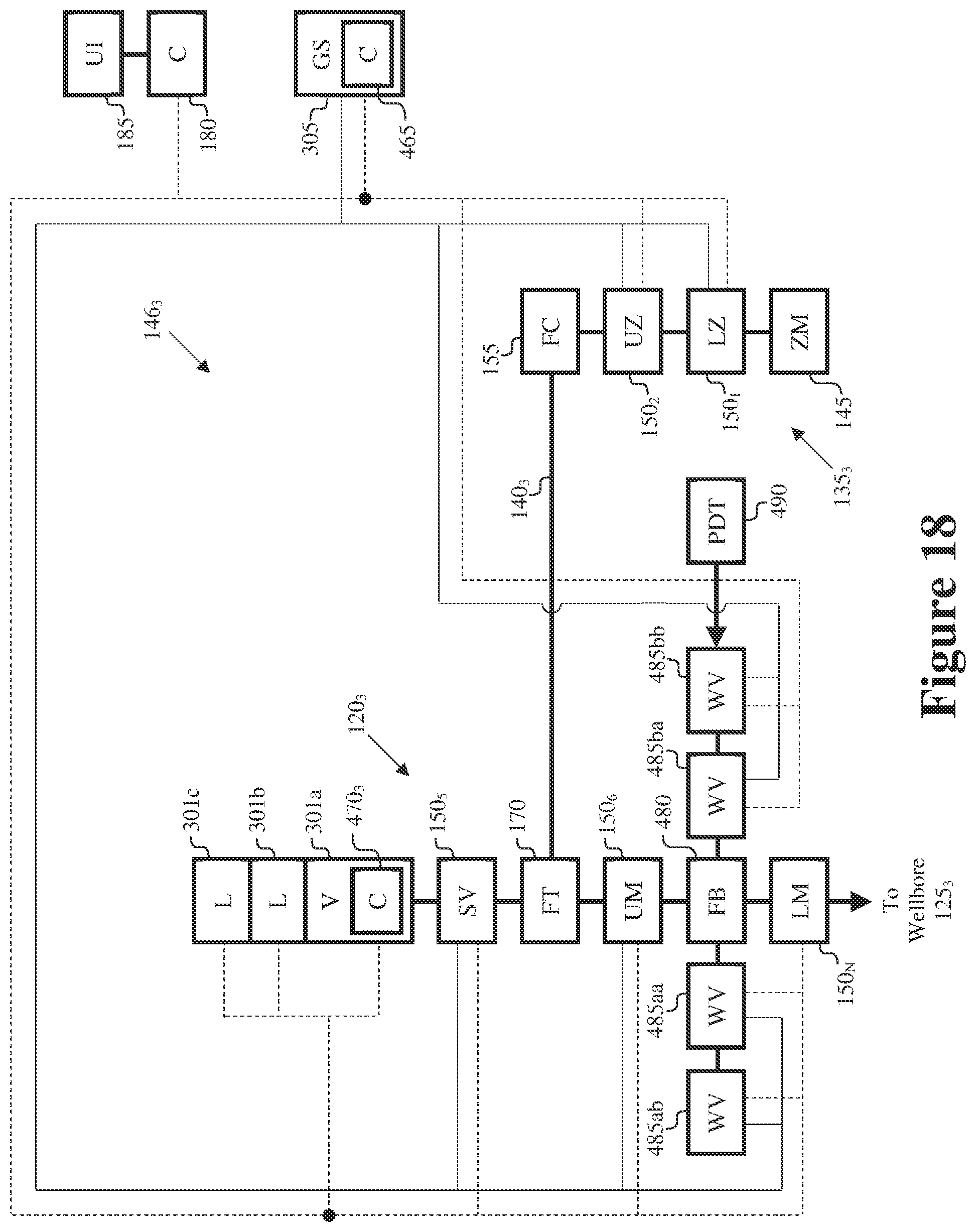 Patent US12378843 Figure 20 – Oil and gas operations with valve operably coupled to wellhead