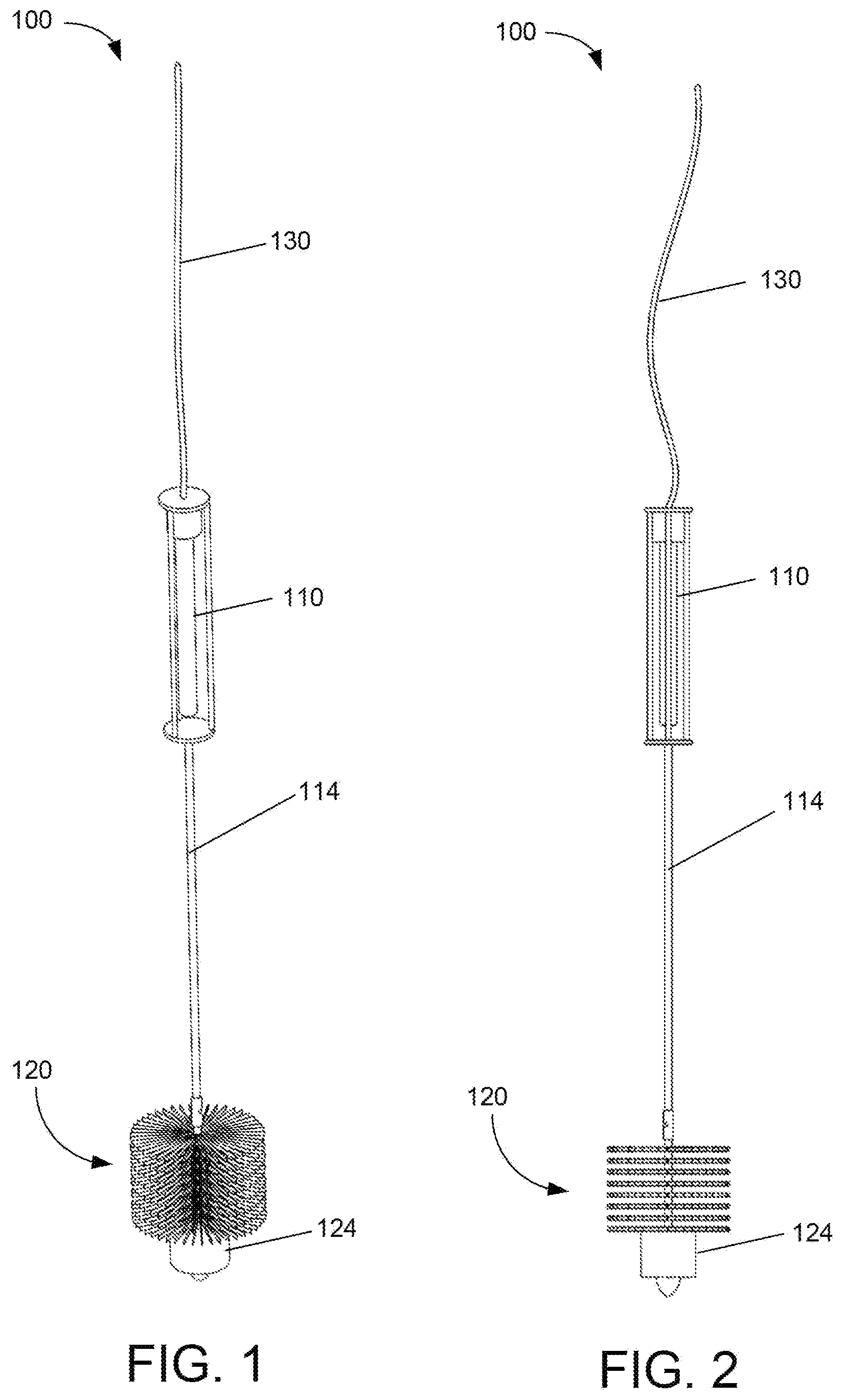 Patent US12378846 Figure 1 – Autonomous ultraviolet light and brush apparatus for remediation and prevention of biological and chemical fouling in wells