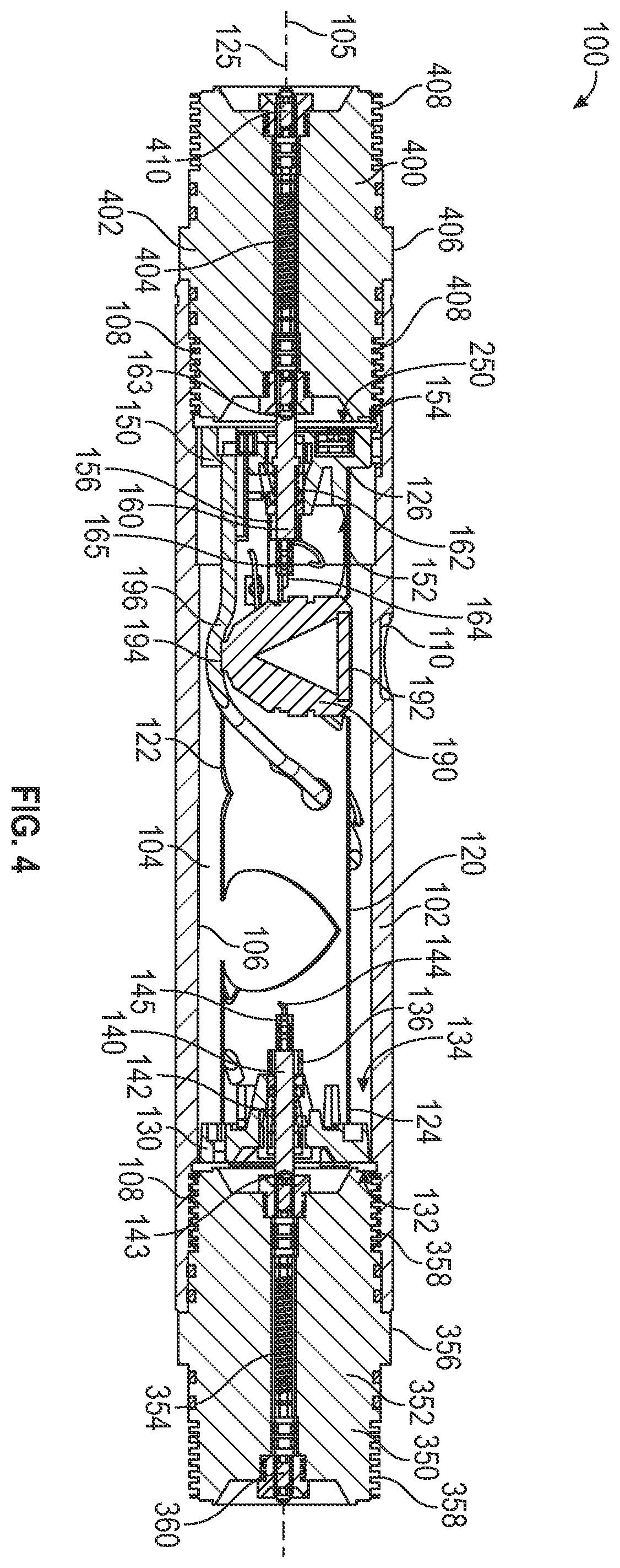 Patent US12378848 Figure 4 – Initiator assemblies for perforating gun systems