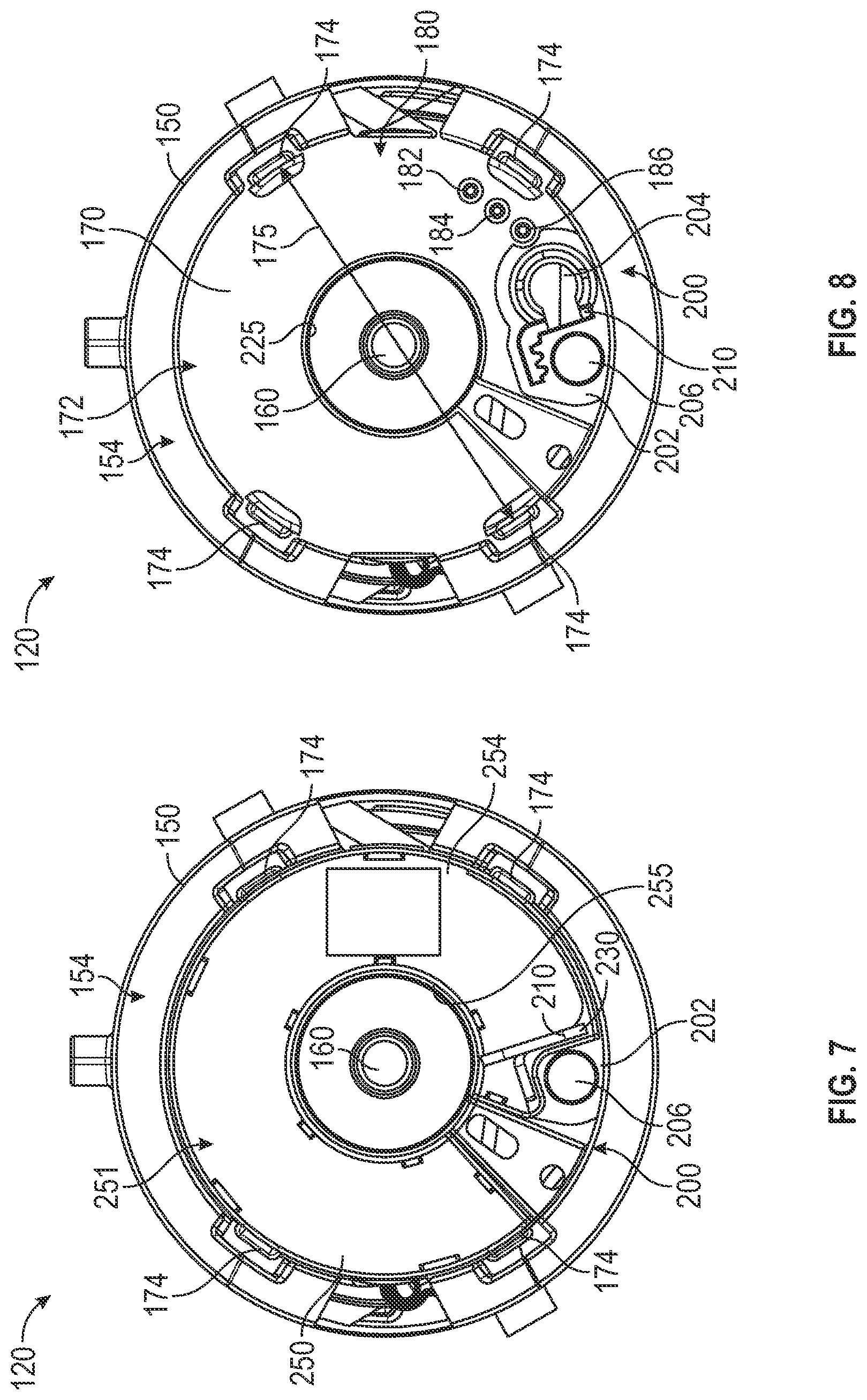 Patent US12378848 Figure 7 – Initiator assemblies for perforating gun systems