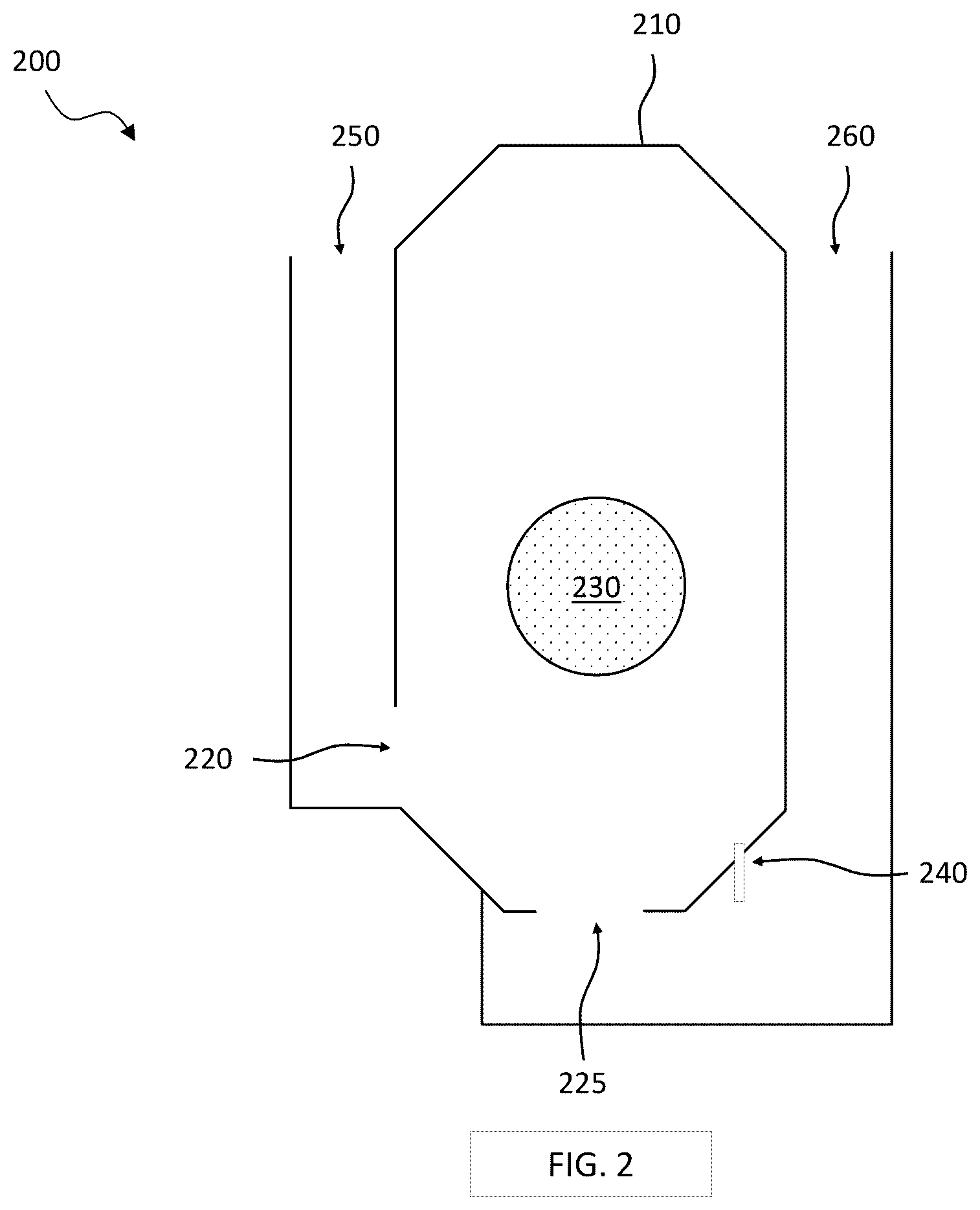 Patent US12378850 Figure 2 – Fluid flow control system employing gravity driven floats and a valve