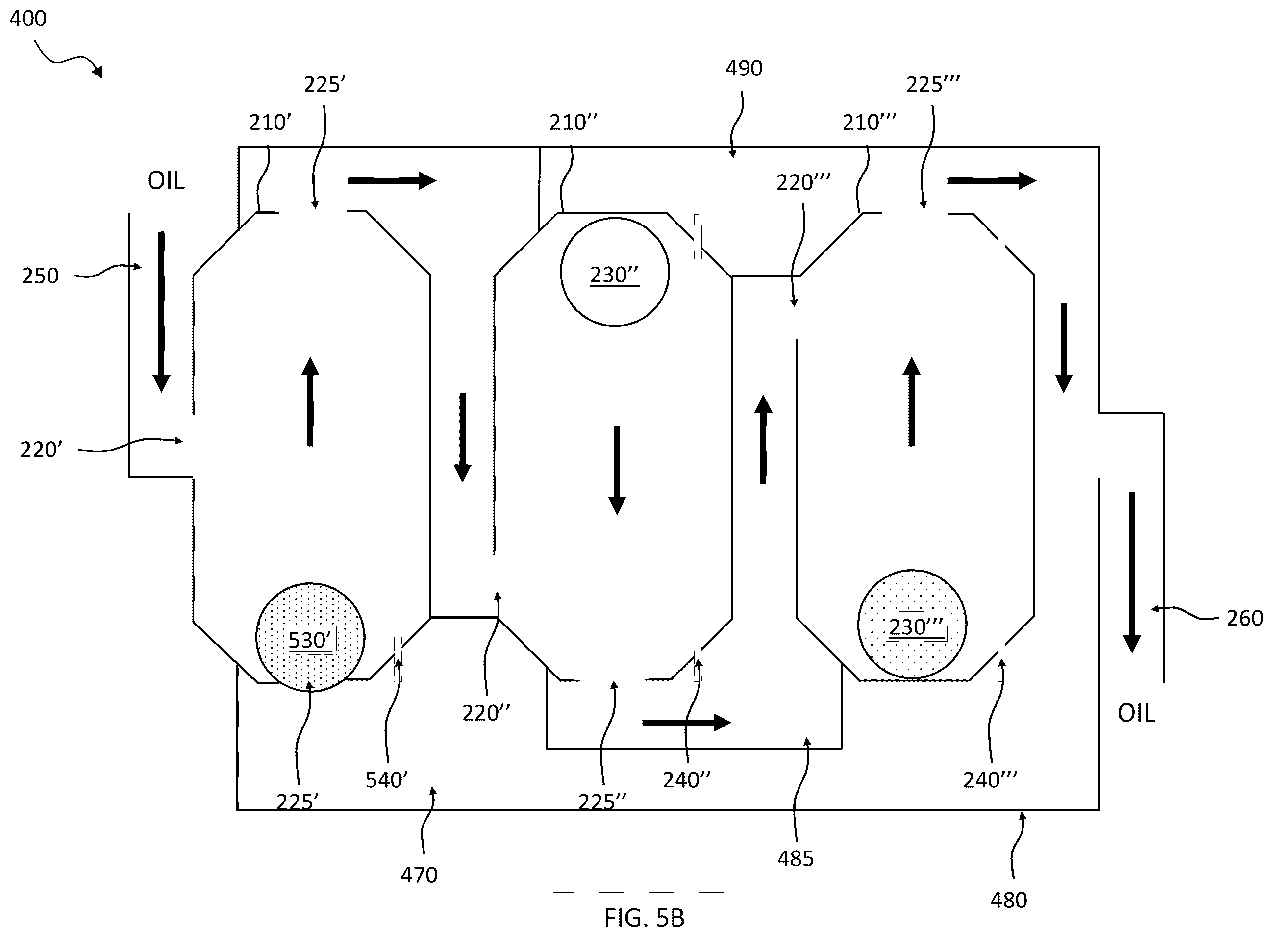 Patent US12378850 Figure 6 – Fluid flow control system employing gravity driven floats and a valve