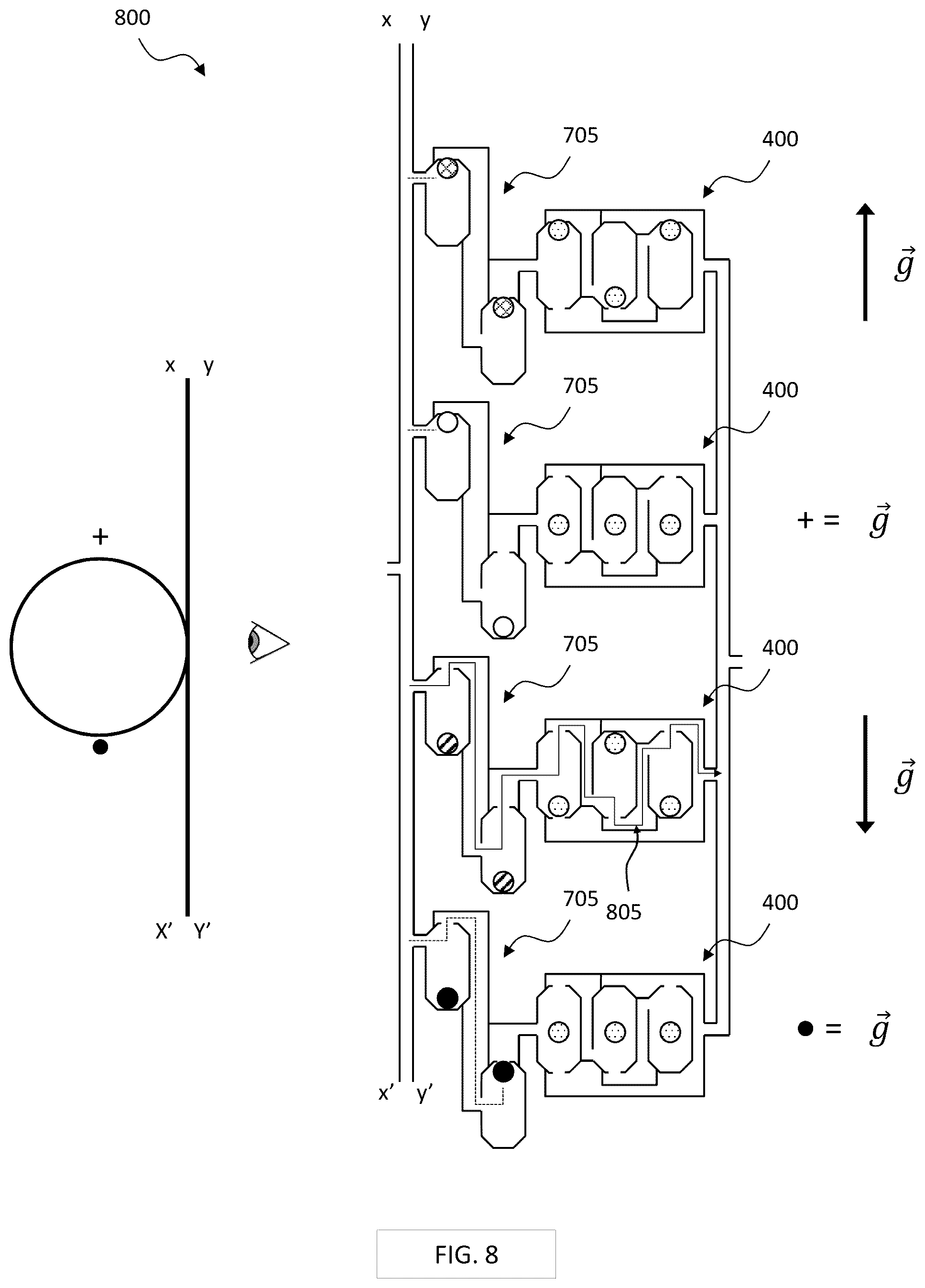 Patent US12378850 Figure 13 – Fluid flow control system employing gravity driven floats and a valve