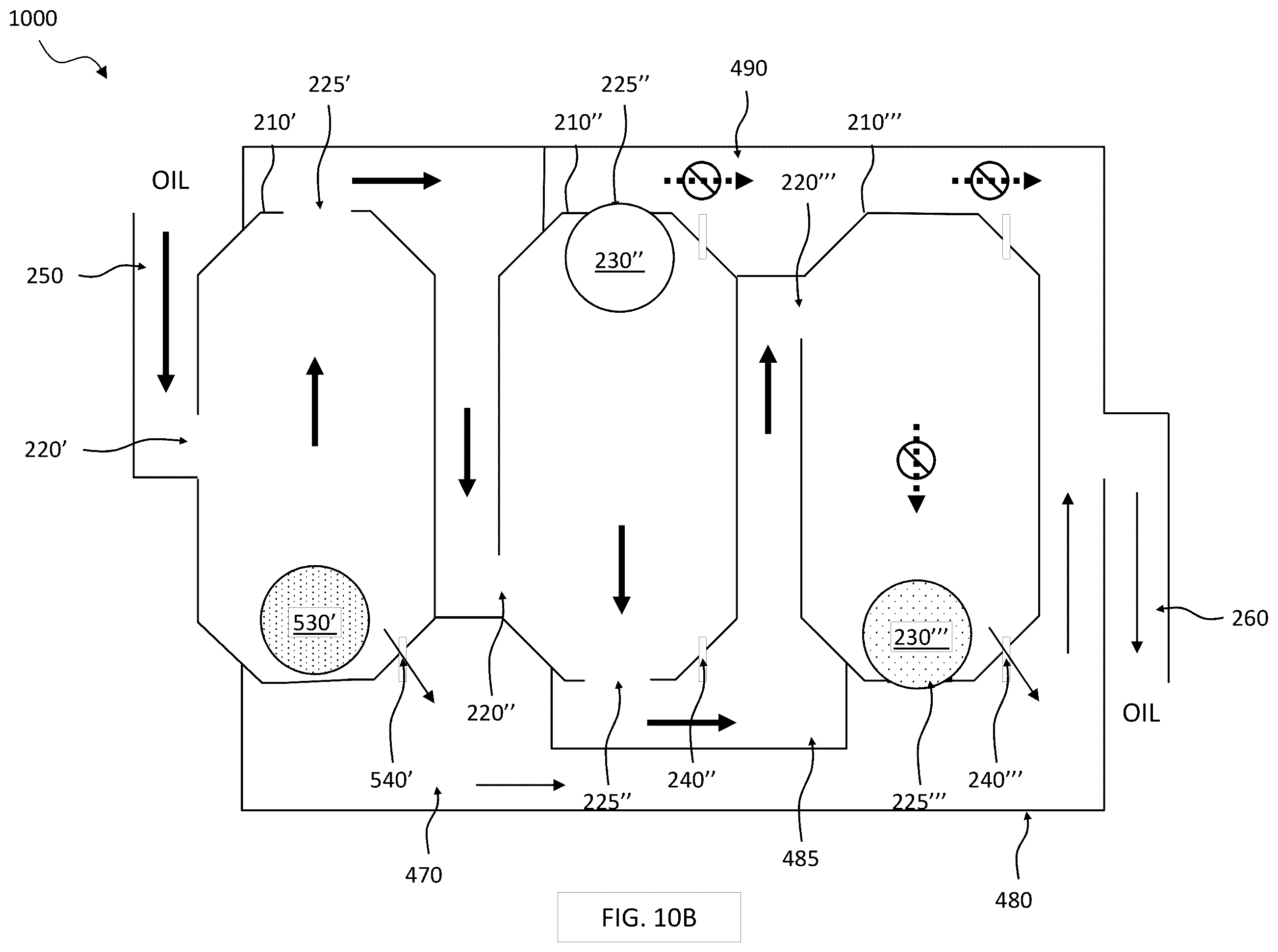 Patent US12378850 Figure 16 – Fluid flow control system employing gravity driven floats and a valve
