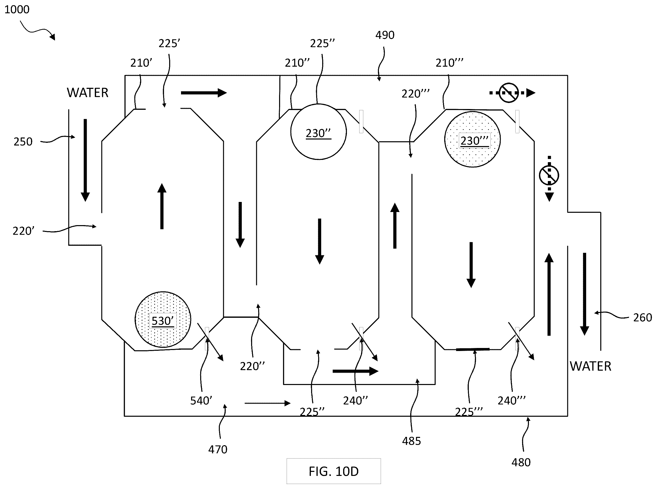 Patent US12378850 Figure 18 – Fluid flow control system employing gravity driven floats and a valve