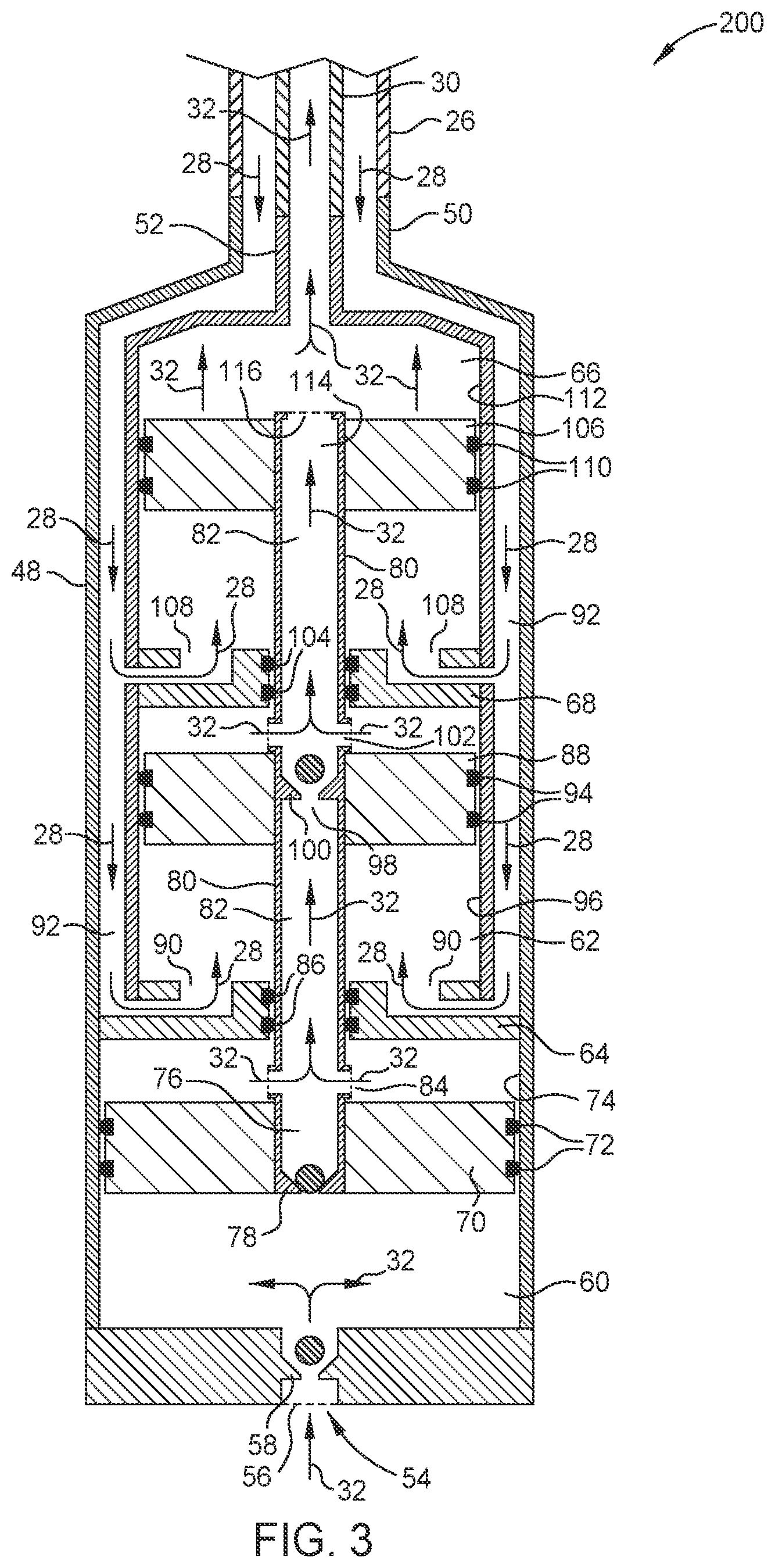 Patent US12378851 Figure 3 – Method and system for producing well fluids