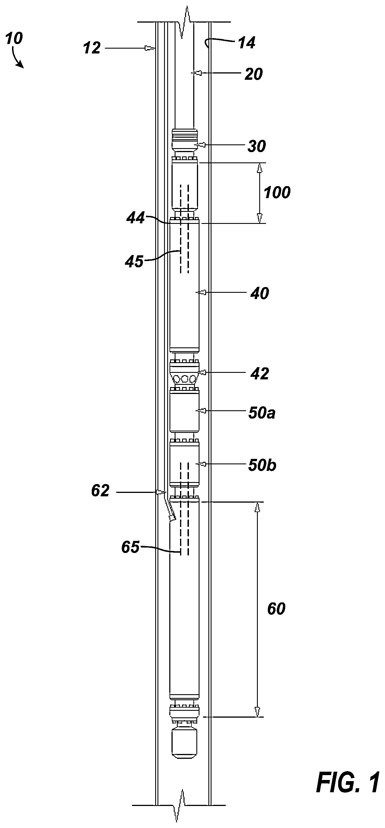 Patent US12378853 Figure 1 – Safety brake for electrical submersible pumps powered by permanent magnet motors