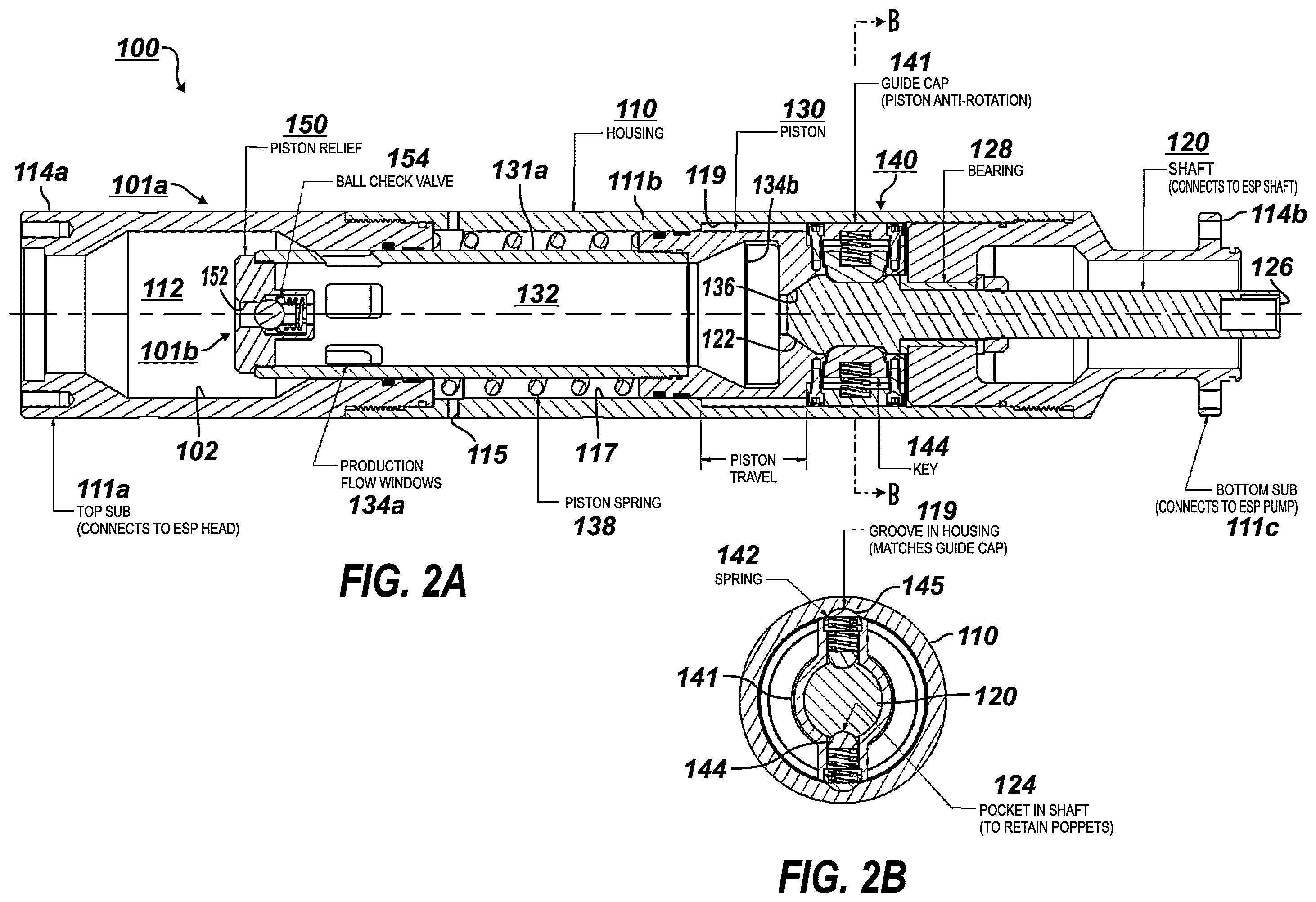 Patent US12378853 Figure 2 – Safety brake for electrical submersible pumps powered by permanent magnet motors