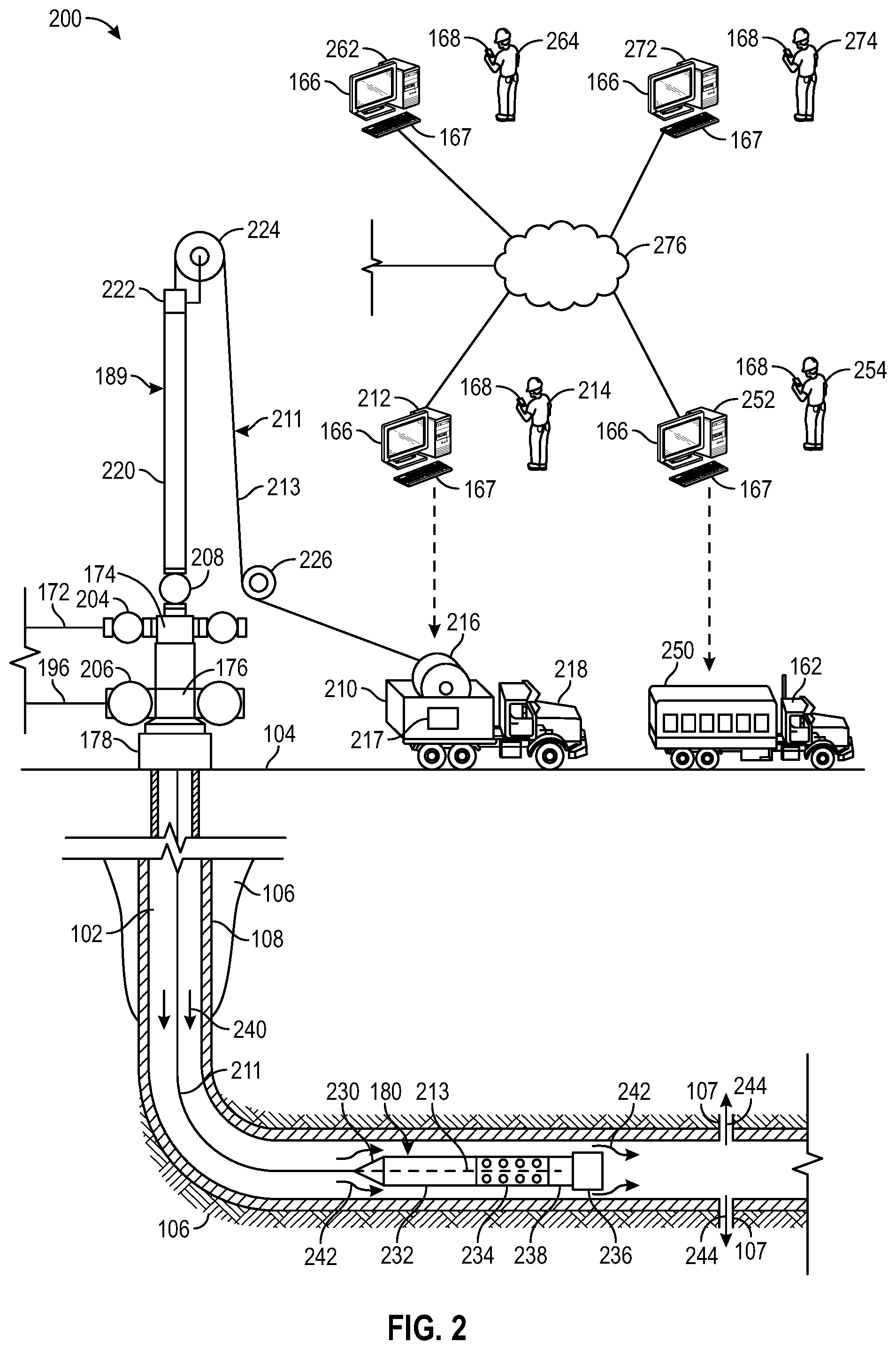 Patent US12378861 Figure 2 – Coordinated pumping operations