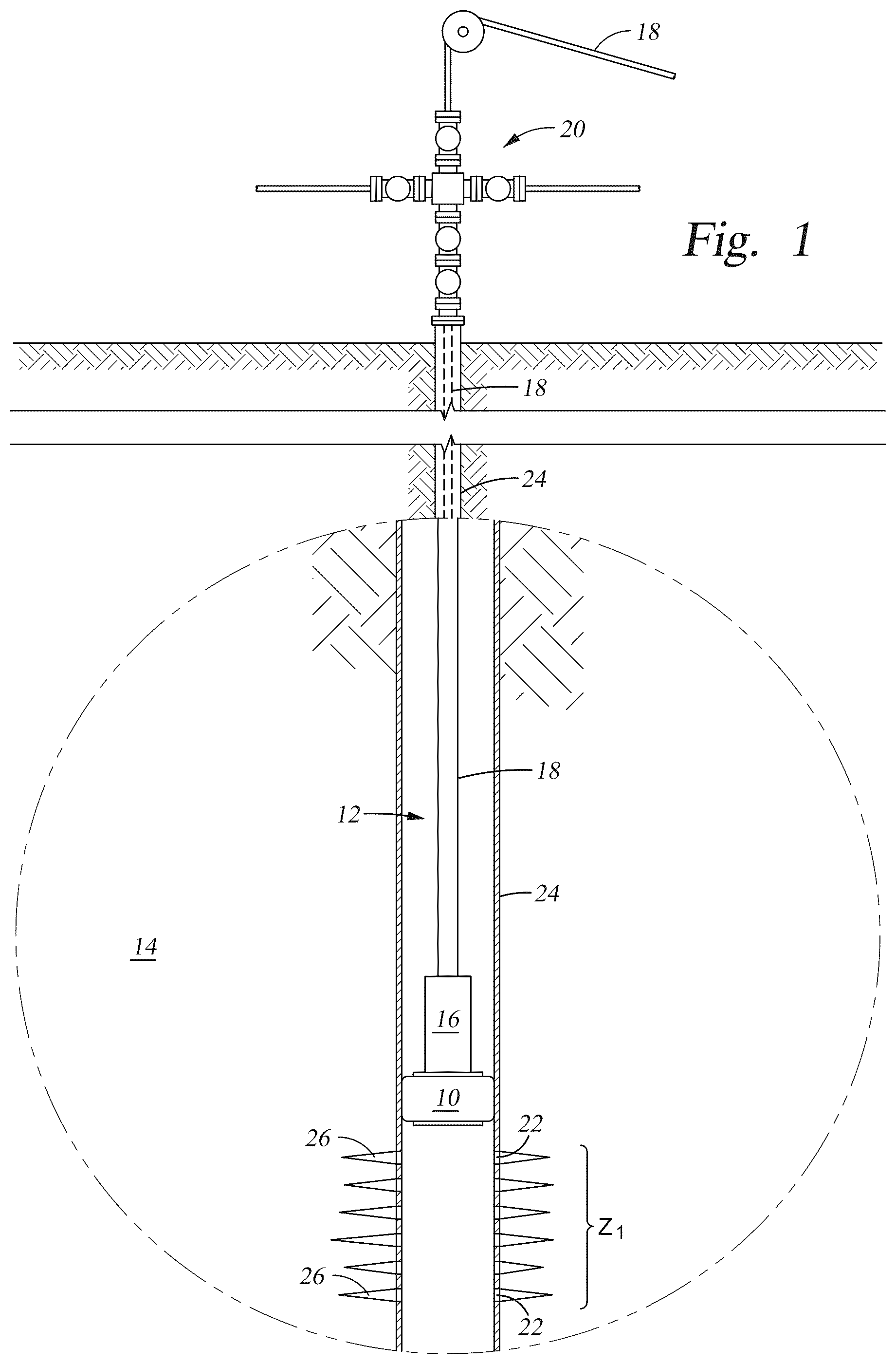Patent US12378862 Figure 1 – Particulate buffer for attenuating corrosion of dissolvable frac plug