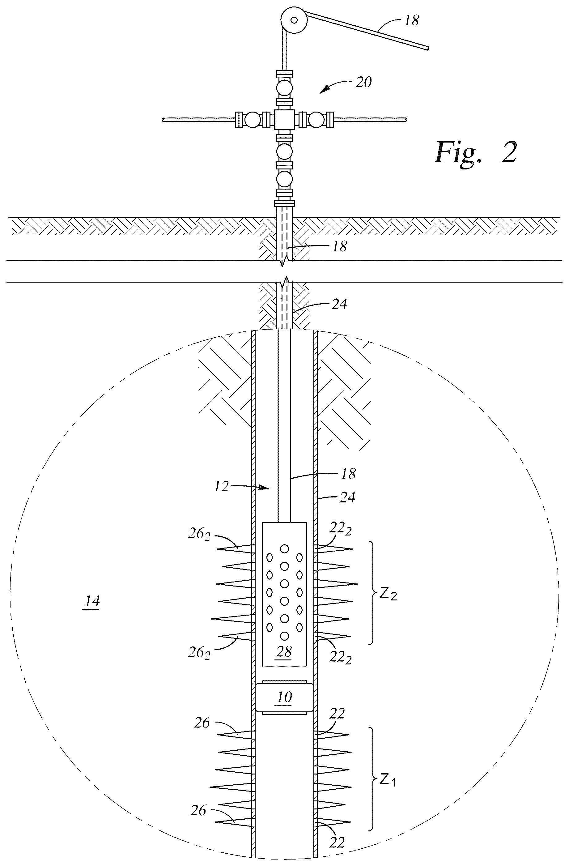 Patent US12378862 Figure 2 – Particulate buffer for attenuating corrosion of dissolvable frac plug