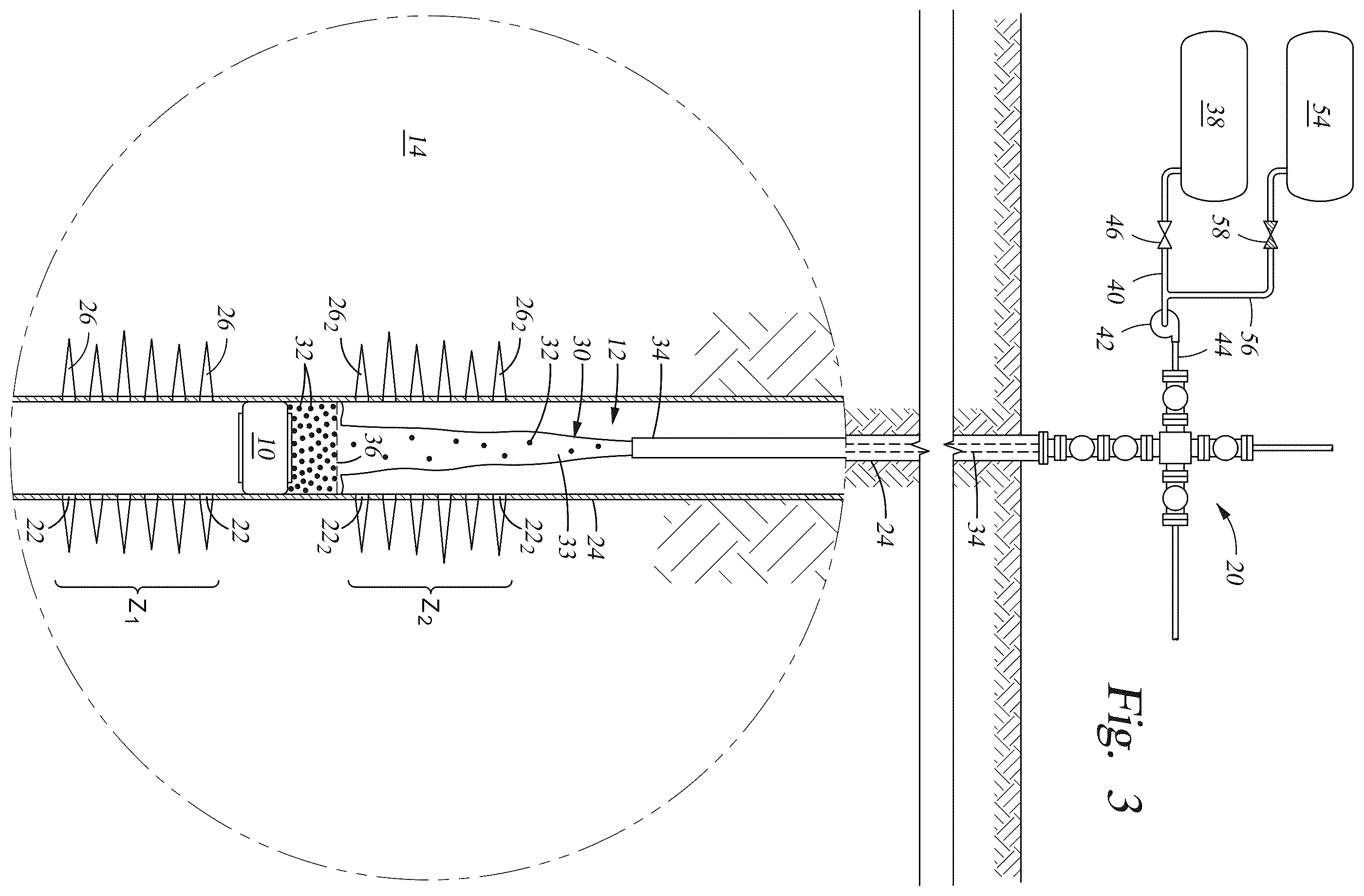 Patent US12378862 Figure 3 – Particulate buffer for attenuating corrosion of dissolvable frac plug