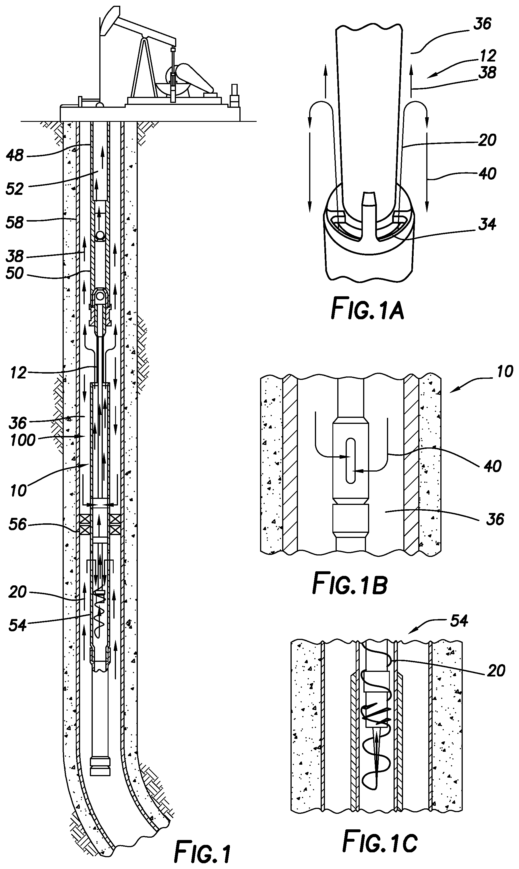 Patent US12378867 Figure 1 – Downhole liquid/gas separation system with gas discharge tool