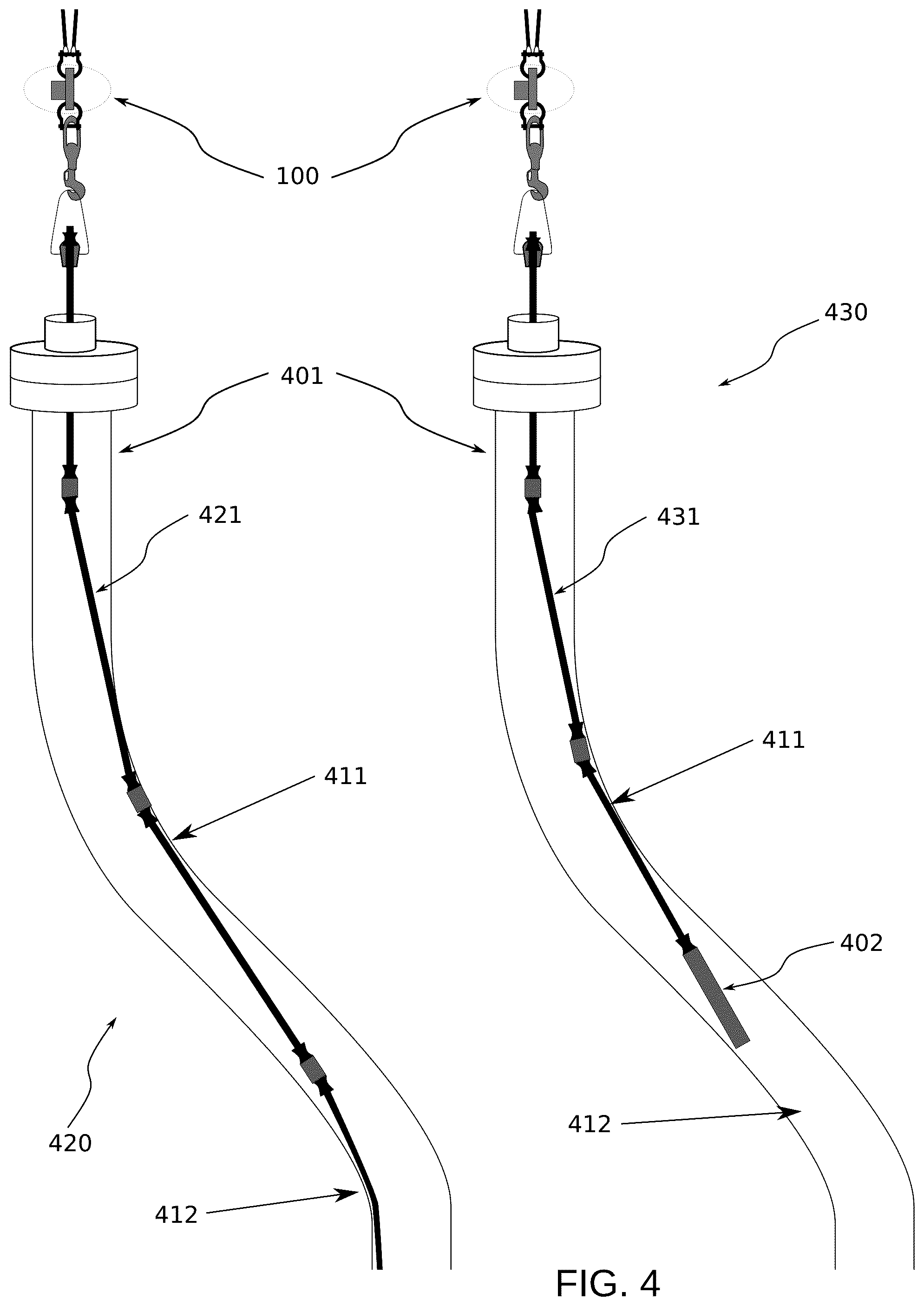 Patent US12378872 Figure 4 – Wellbore friction measurement, method and apparatus