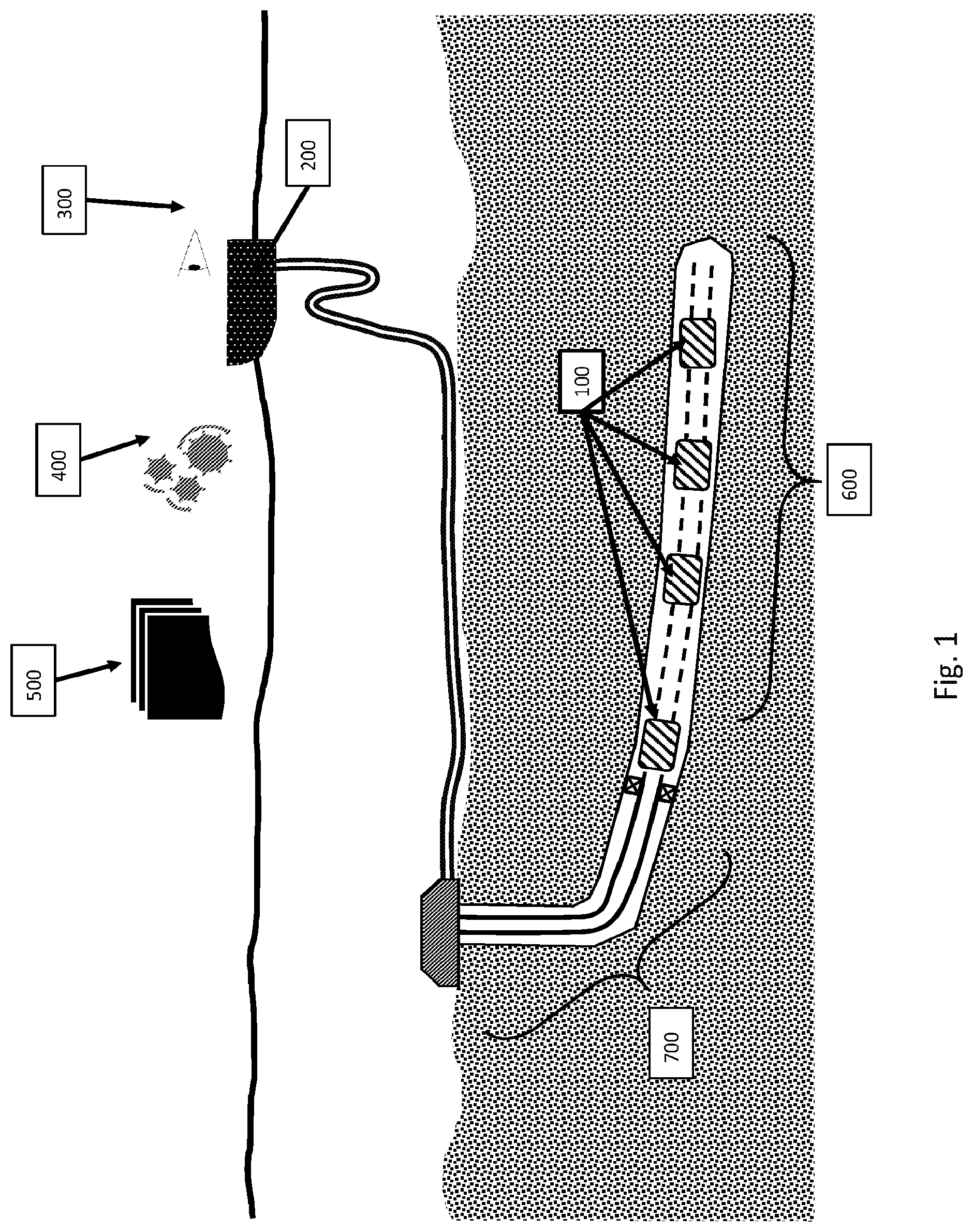 Patent US12378875 Figure 1 – Targeted tracer injection with online sensor