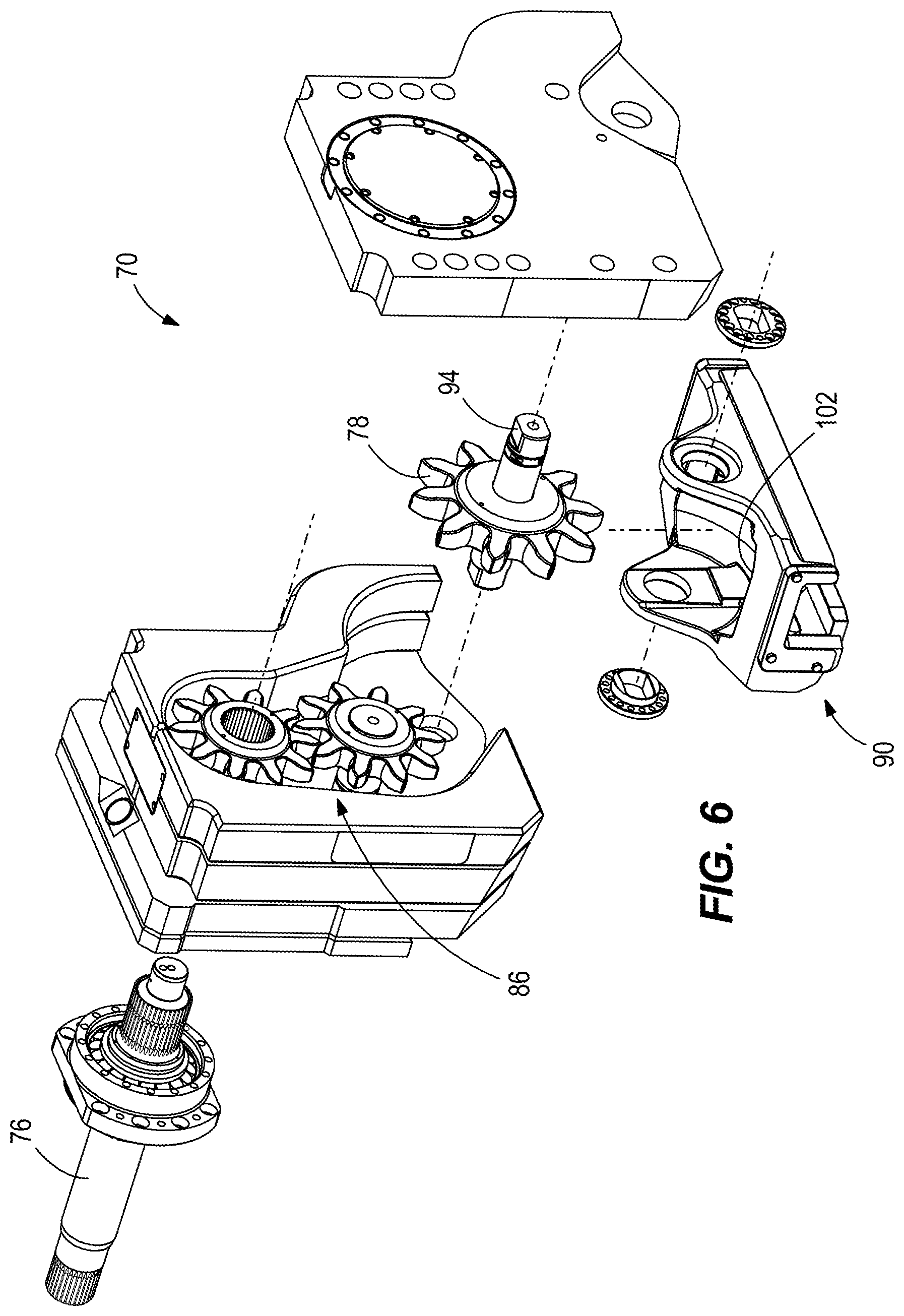 Patent US12378883 Figure 6 – Guide shoe for mining machine