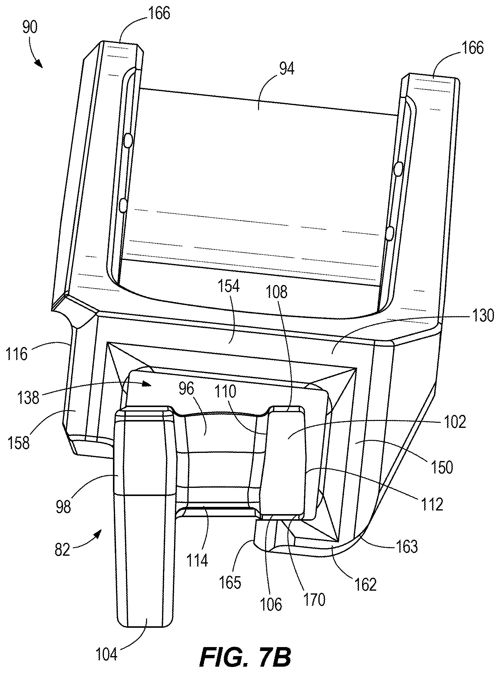 Patent US12378883 Figure 8 – Guide shoe for mining machine