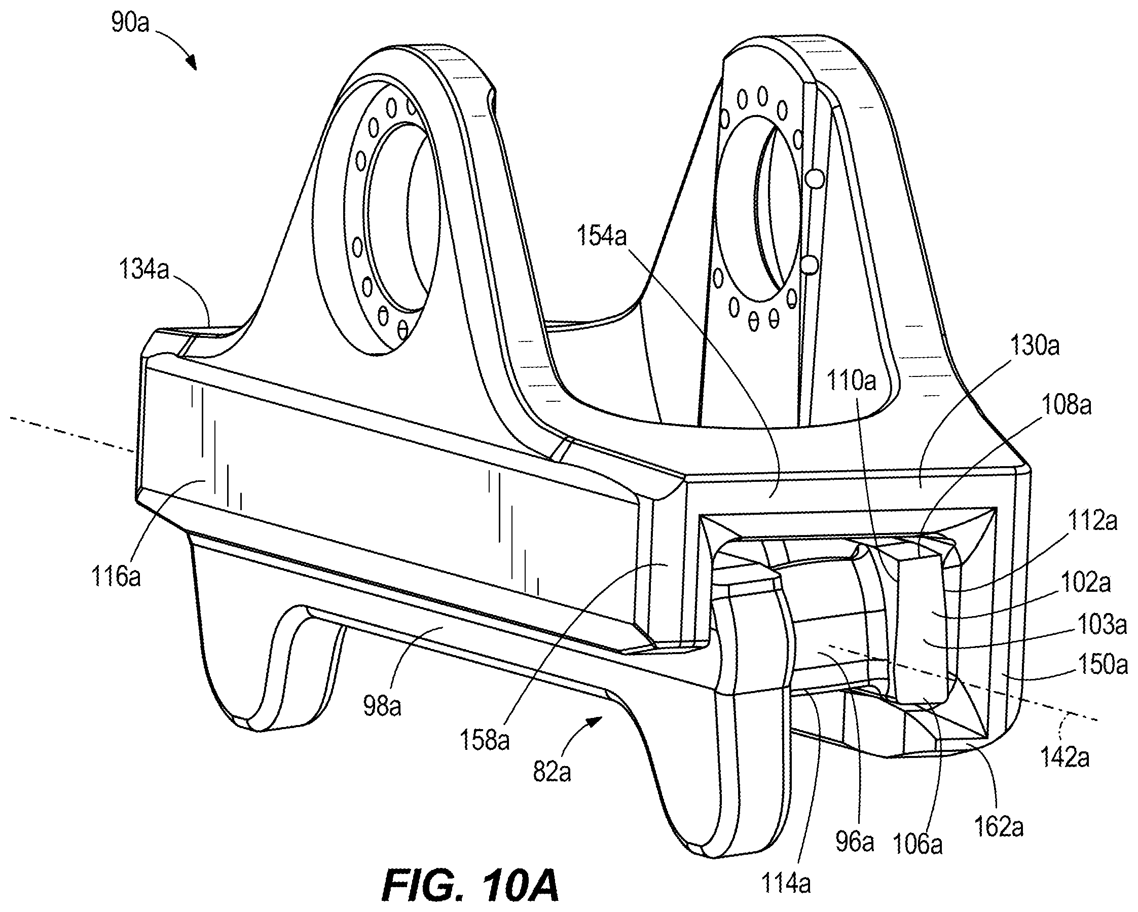 Patent US12378883 Figure 11 – Guide shoe for mining machine