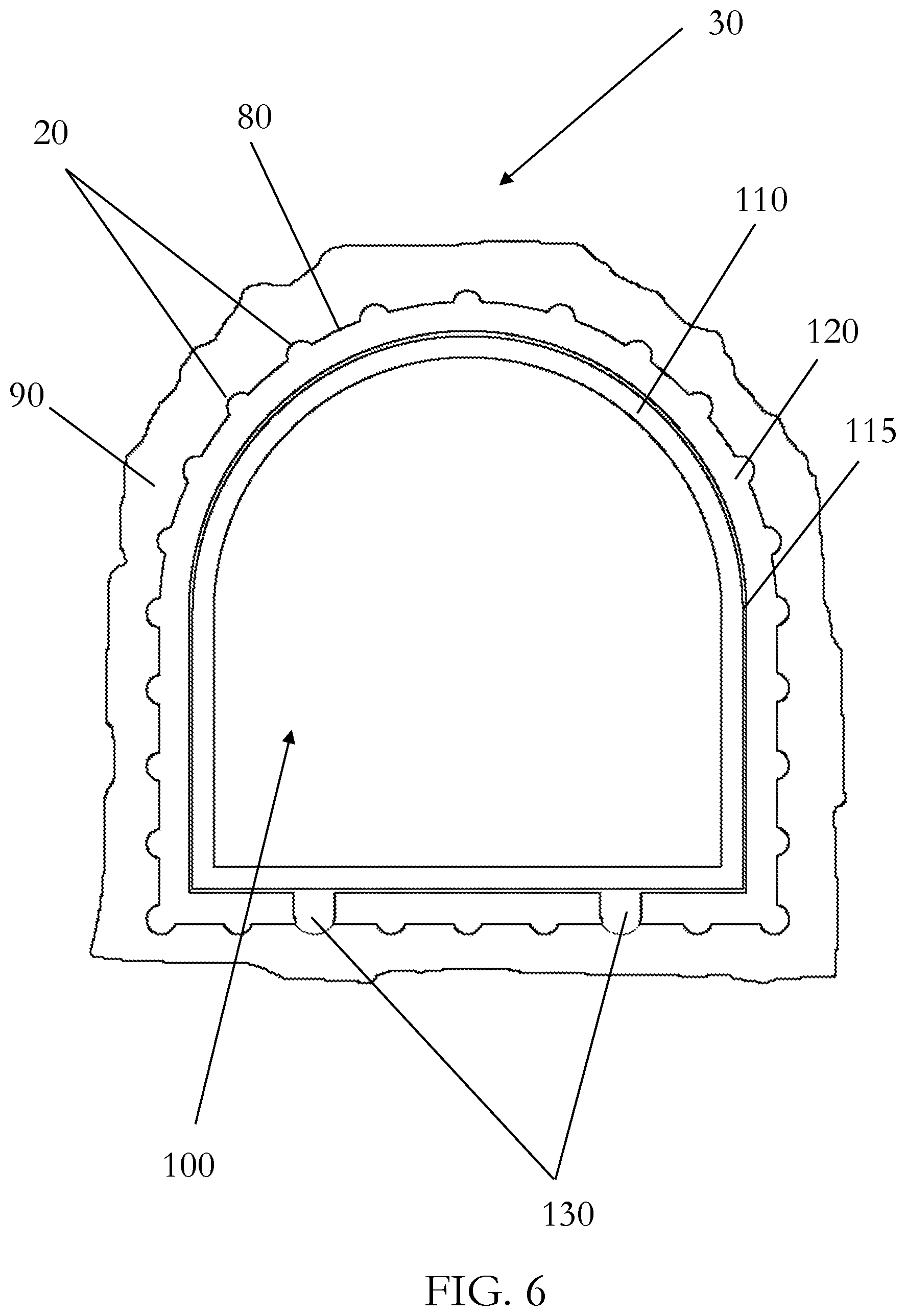 Patent US12378884 Figure 6 – Method and system of constructing an underground tunnel