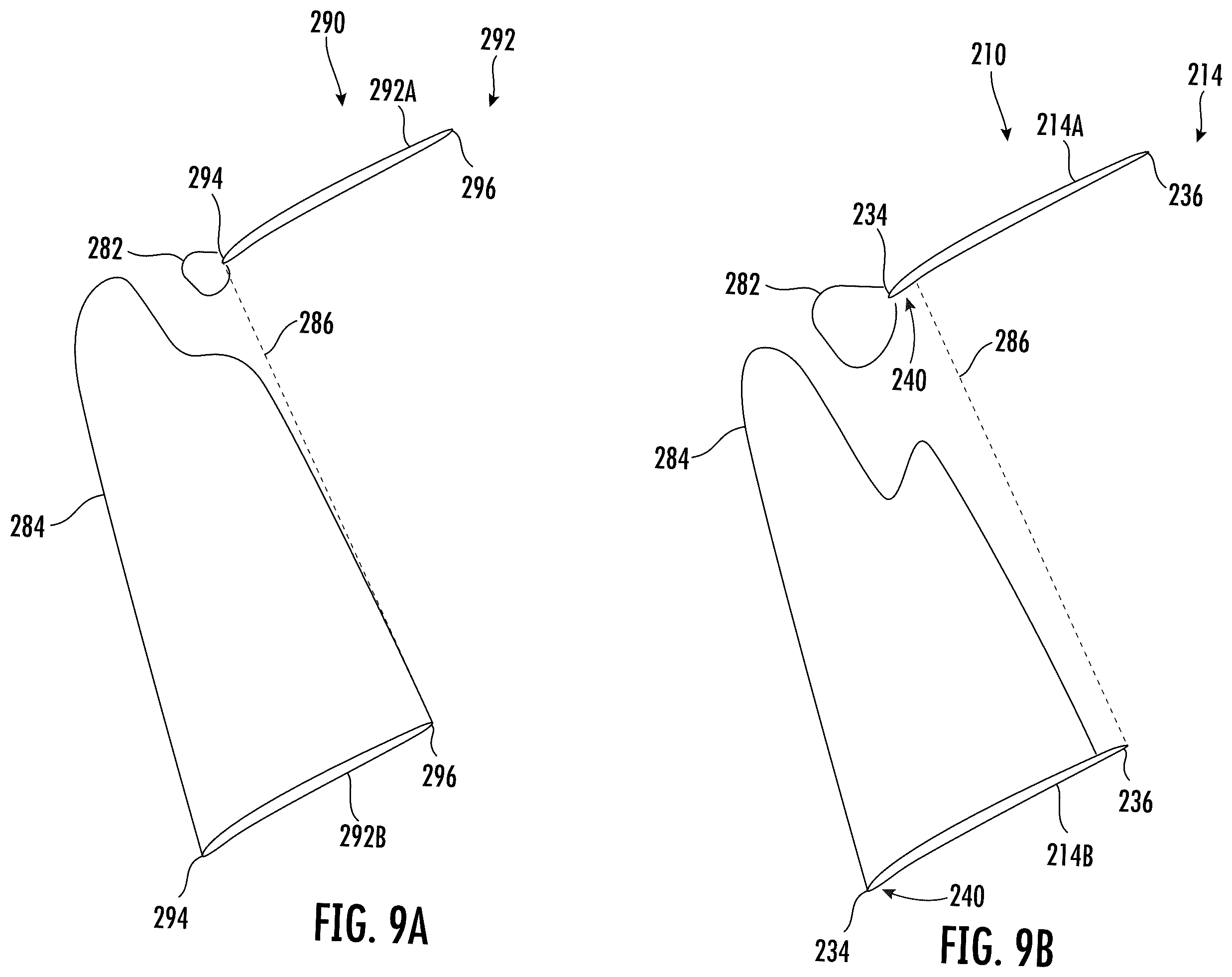 Patent US12378887 Figure 9 – Airfoil assembly