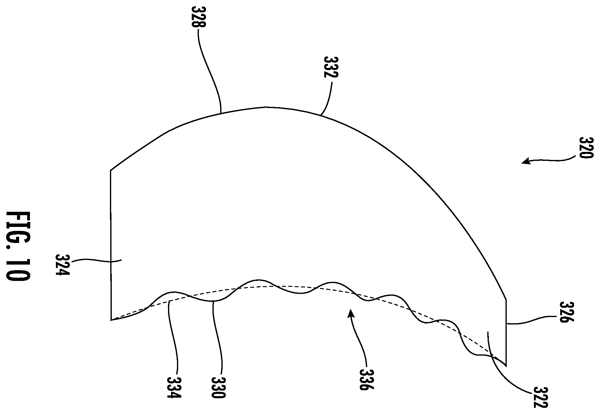 Patent US12378887 Figure 10 – Airfoil assembly