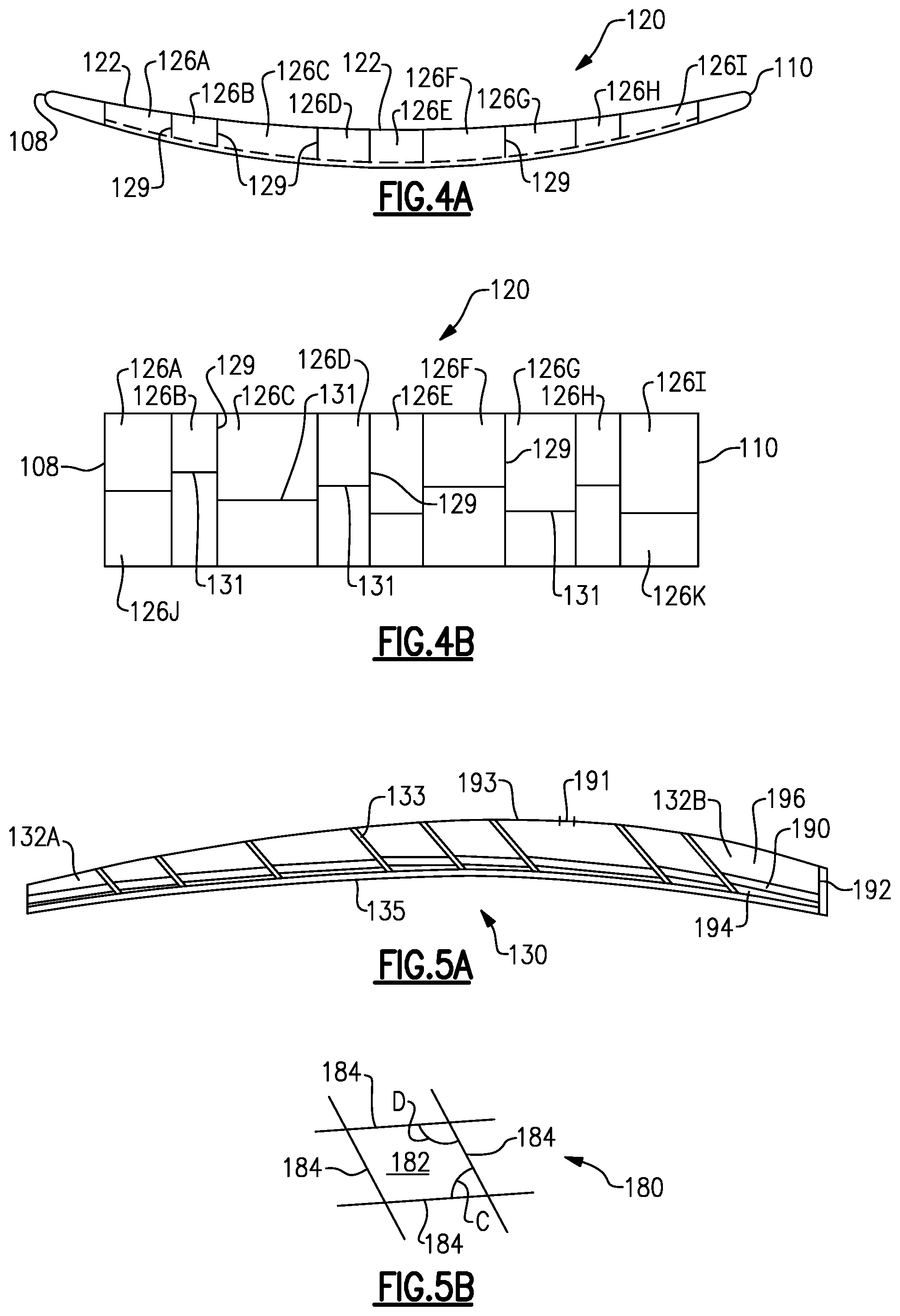 Patent US12378888 Figure 4 – Airfoil-mounted acoustic resonator array for gas turbine engine component