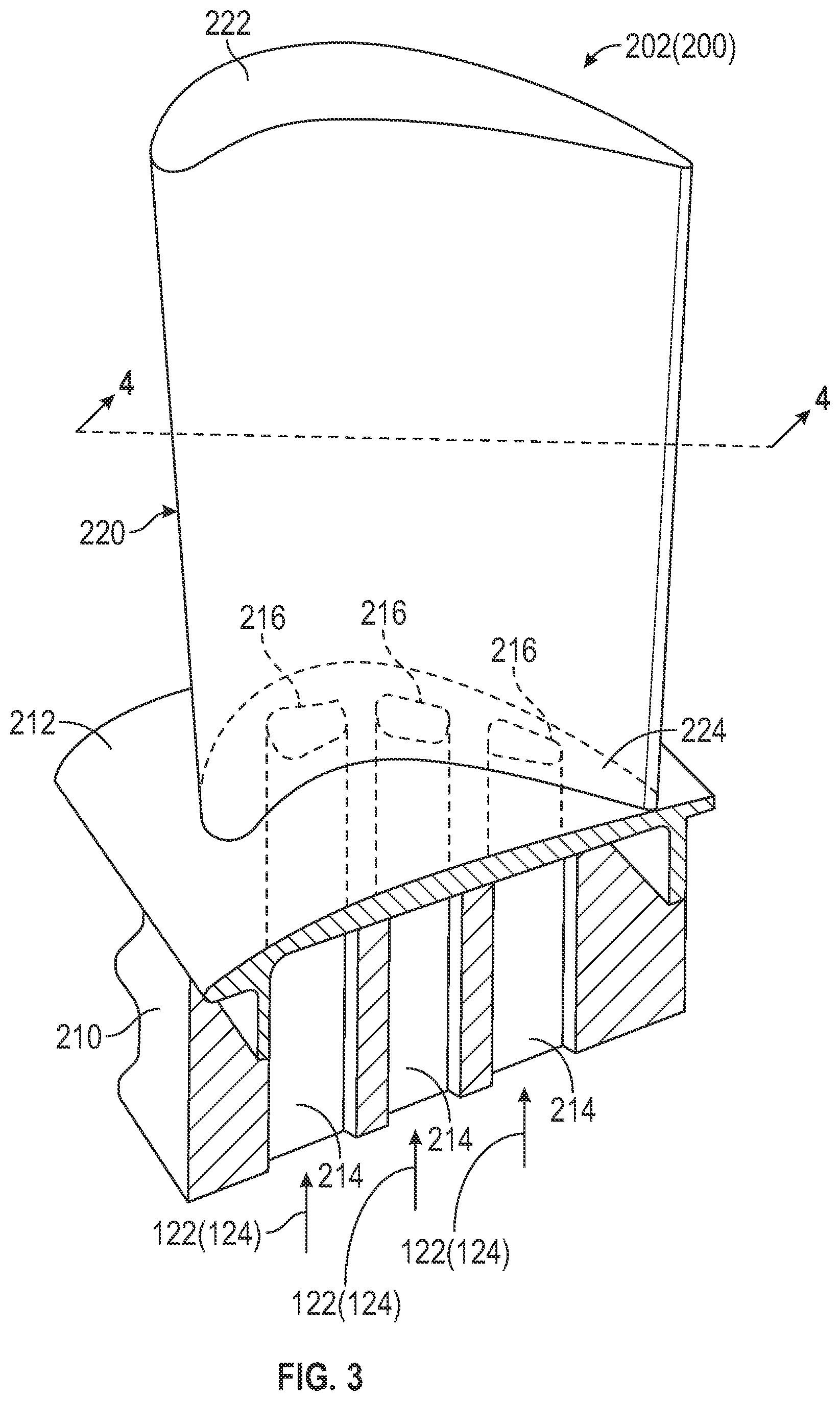 Patent US12378890 Figure 3 – Turbine engine including a gas path component having a hydrophobic coating
