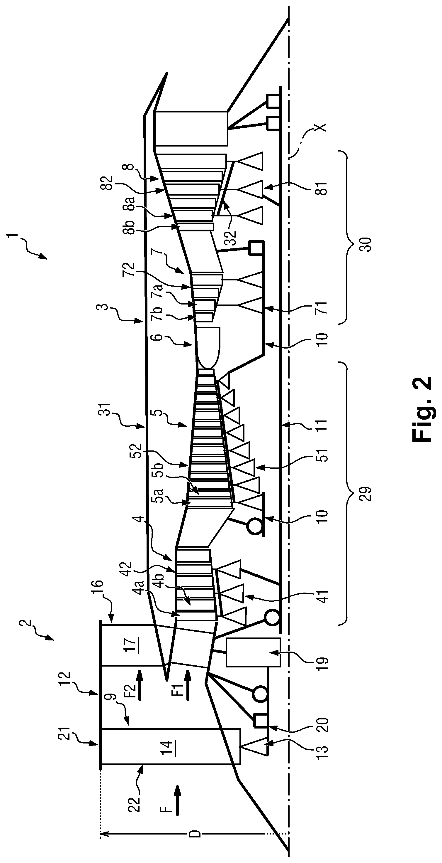 Patent US12378891 Figure 2 – Aeronautical propulsion system