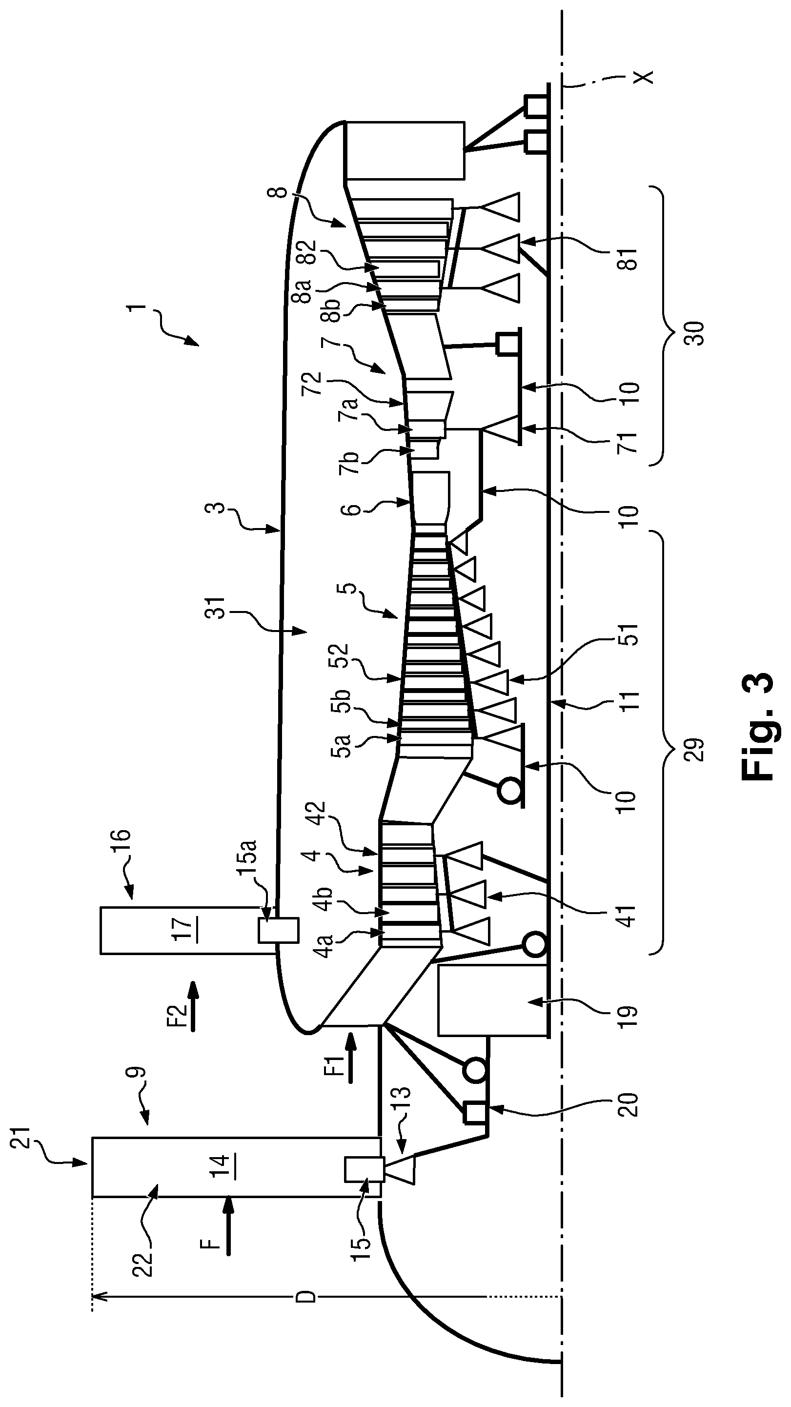 Patent US12378891 Figure 3 – Aeronautical propulsion system