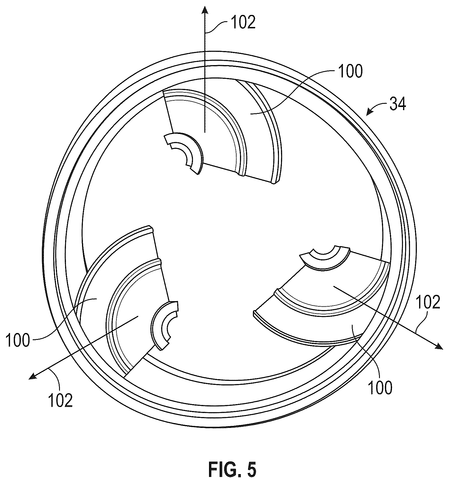 Patent US12378894 Figure 7 – Containment ring for gas turbine engine