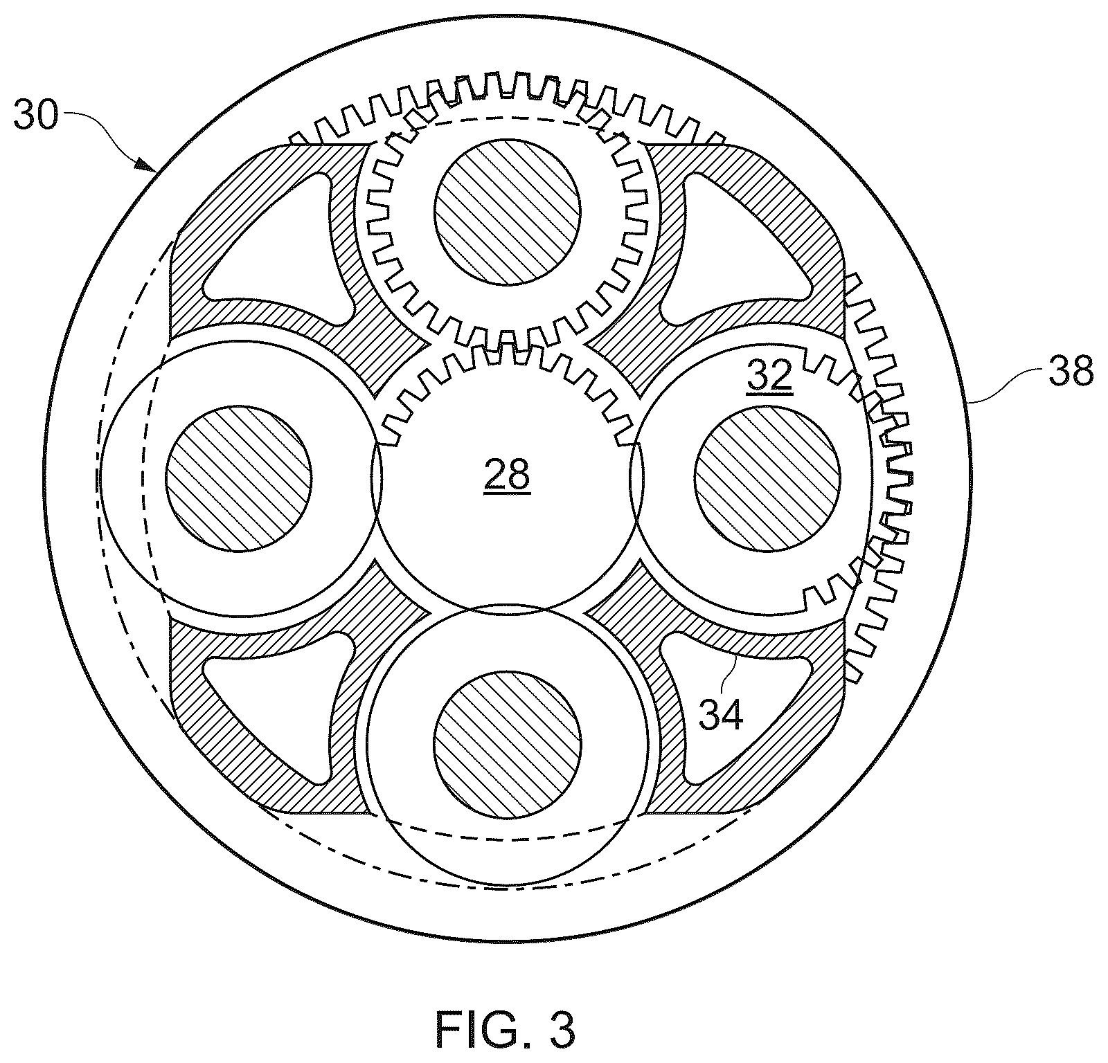 Patent US12378899 Figure 2 – Ducting arrangement for a gas turbine engine