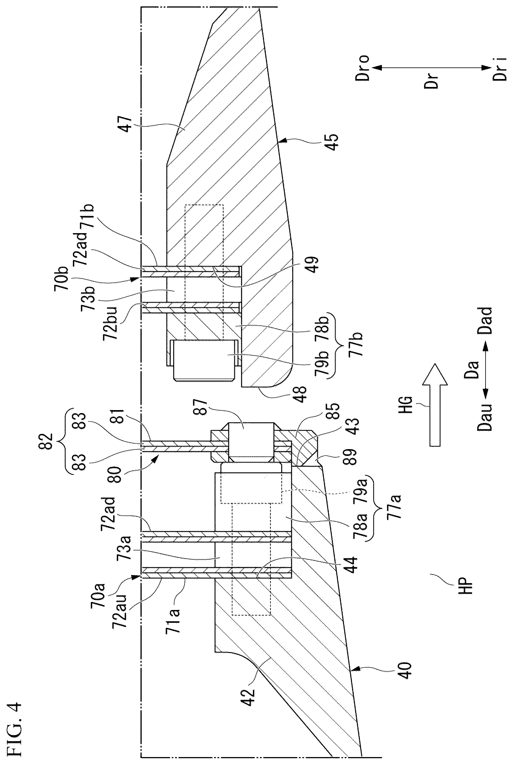 Patent US12378900 Figure 4 – Exhaust system and gas turbine equipped with same
