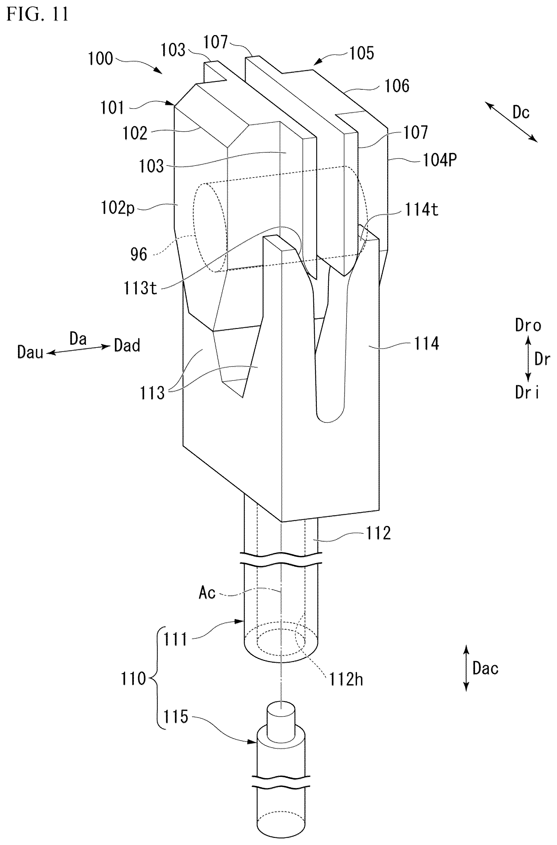 Patent US12378900 Figure 11 – Exhaust system and gas turbine equipped with same