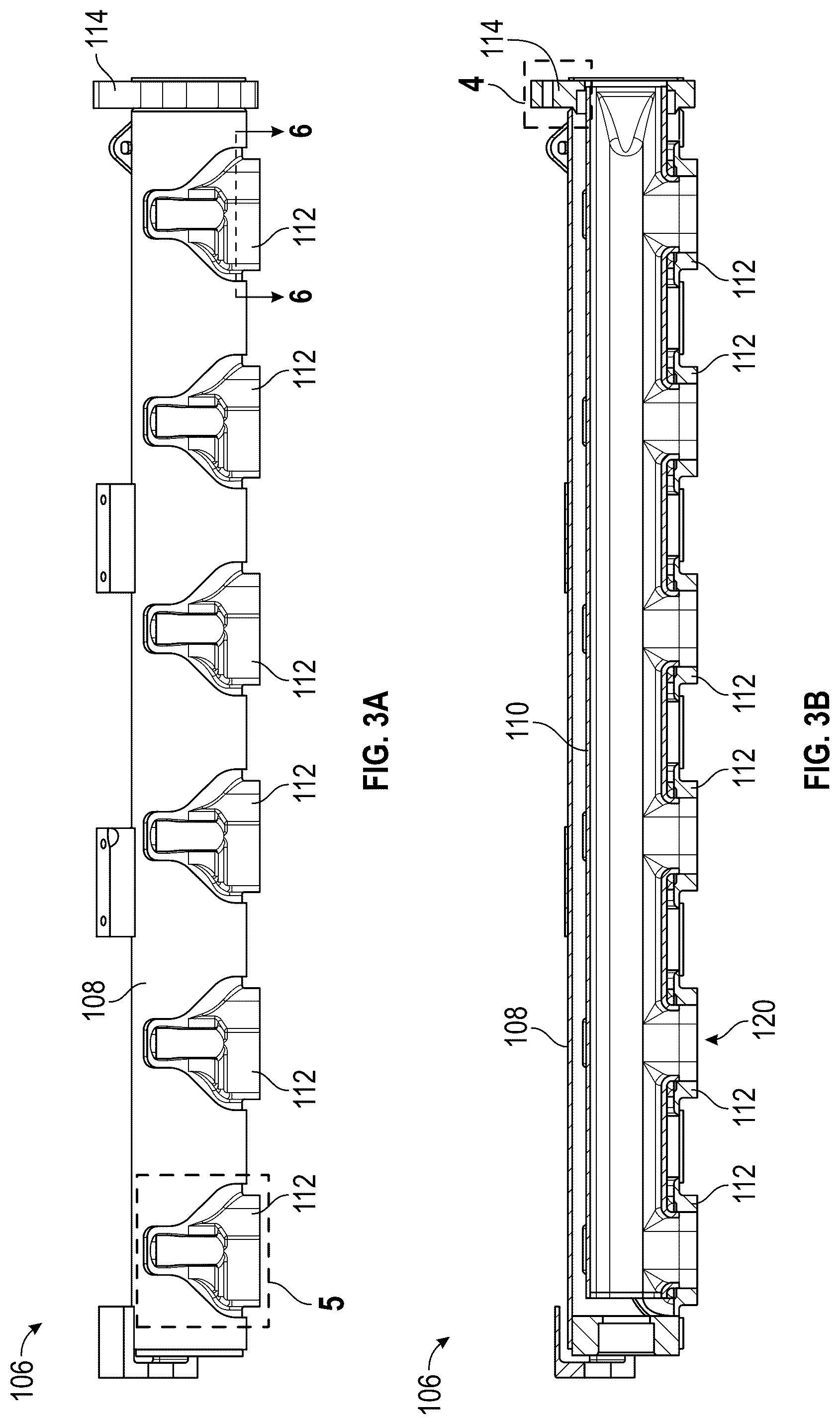 Patent US12378906 Figure 3 – Exhaust manifold assembly for internal combustion engine