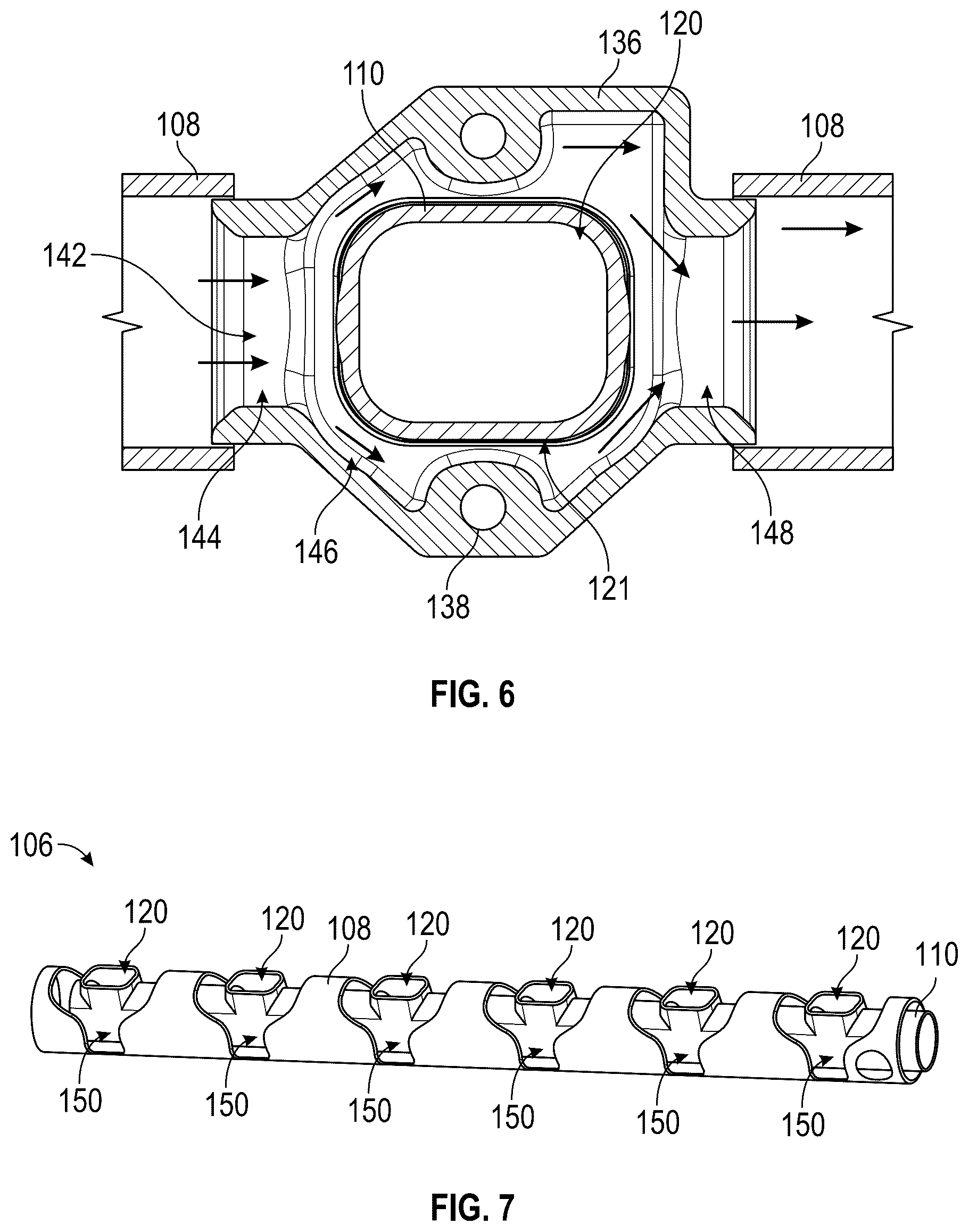 Patent US12378906 Figure 5 – Exhaust manifold assembly for internal combustion engine