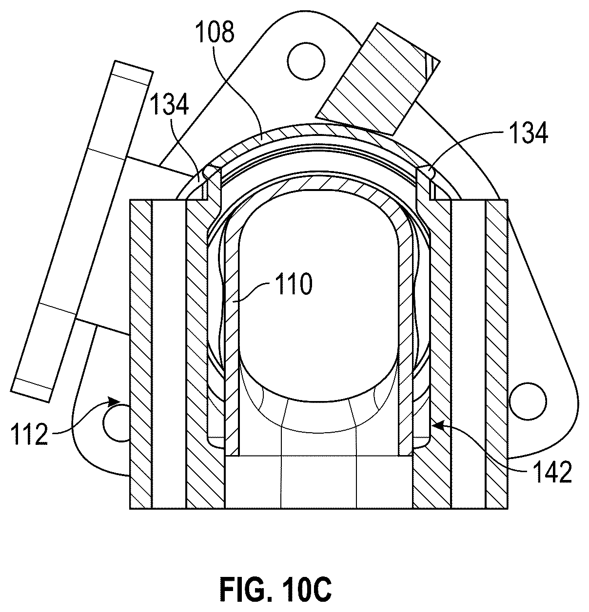 Patent US12378906 Figure 8 – Exhaust manifold assembly for internal combustion engine
