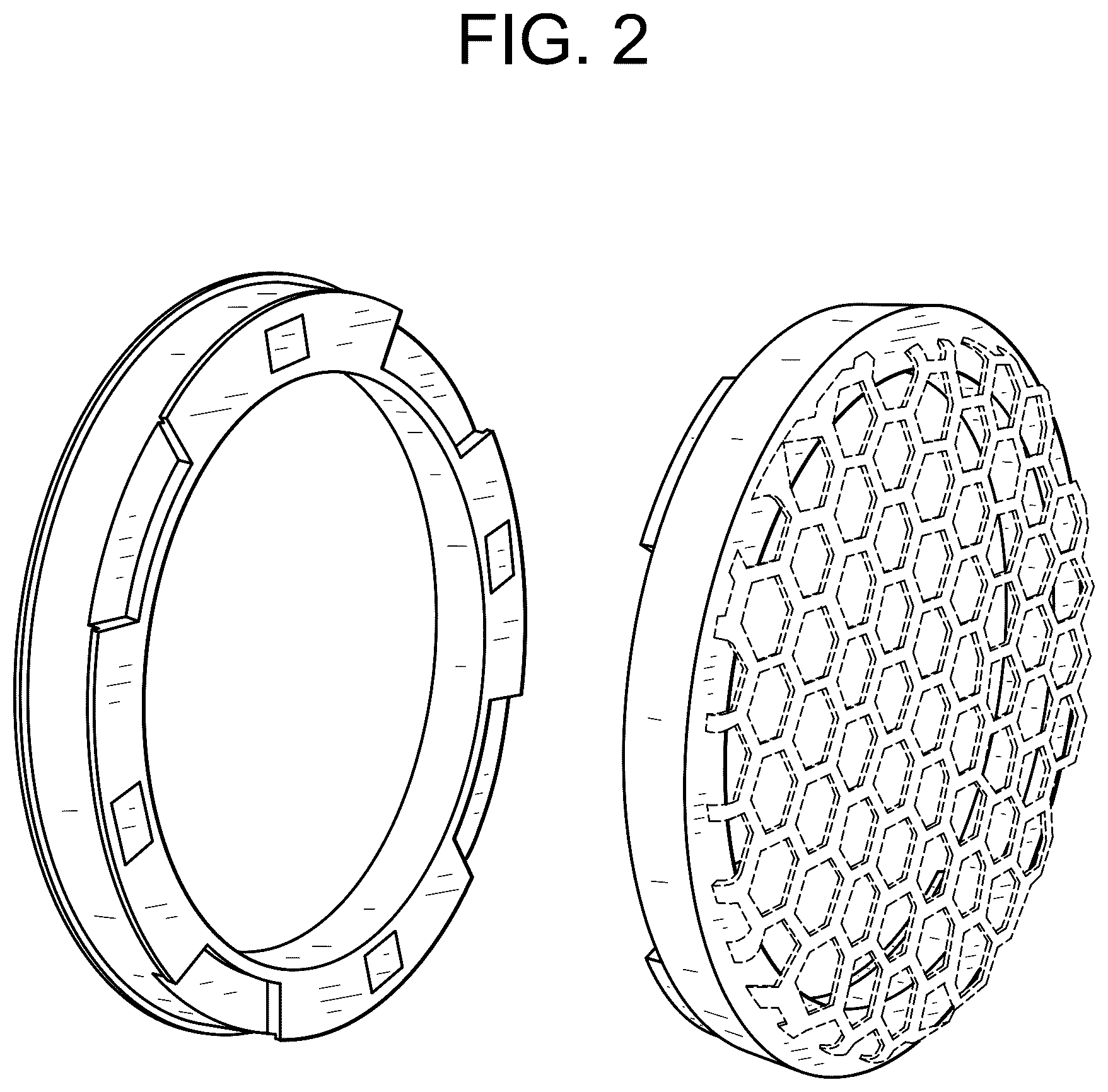 Patent US12378909 Figure 2 – Systems and methods associated with a removable inlet shield