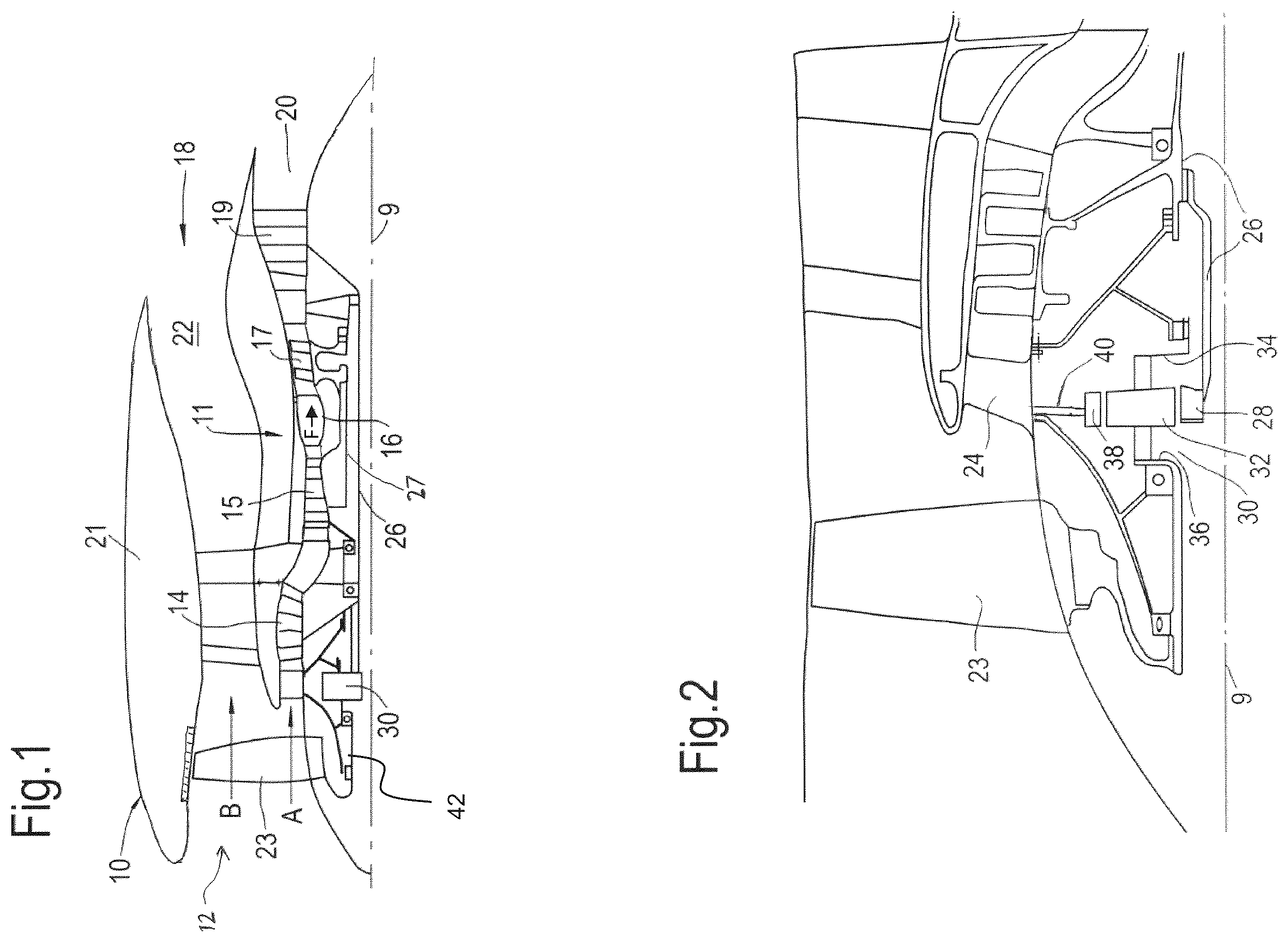 Patent US12378913 — Aircraft heat management — Figure 1