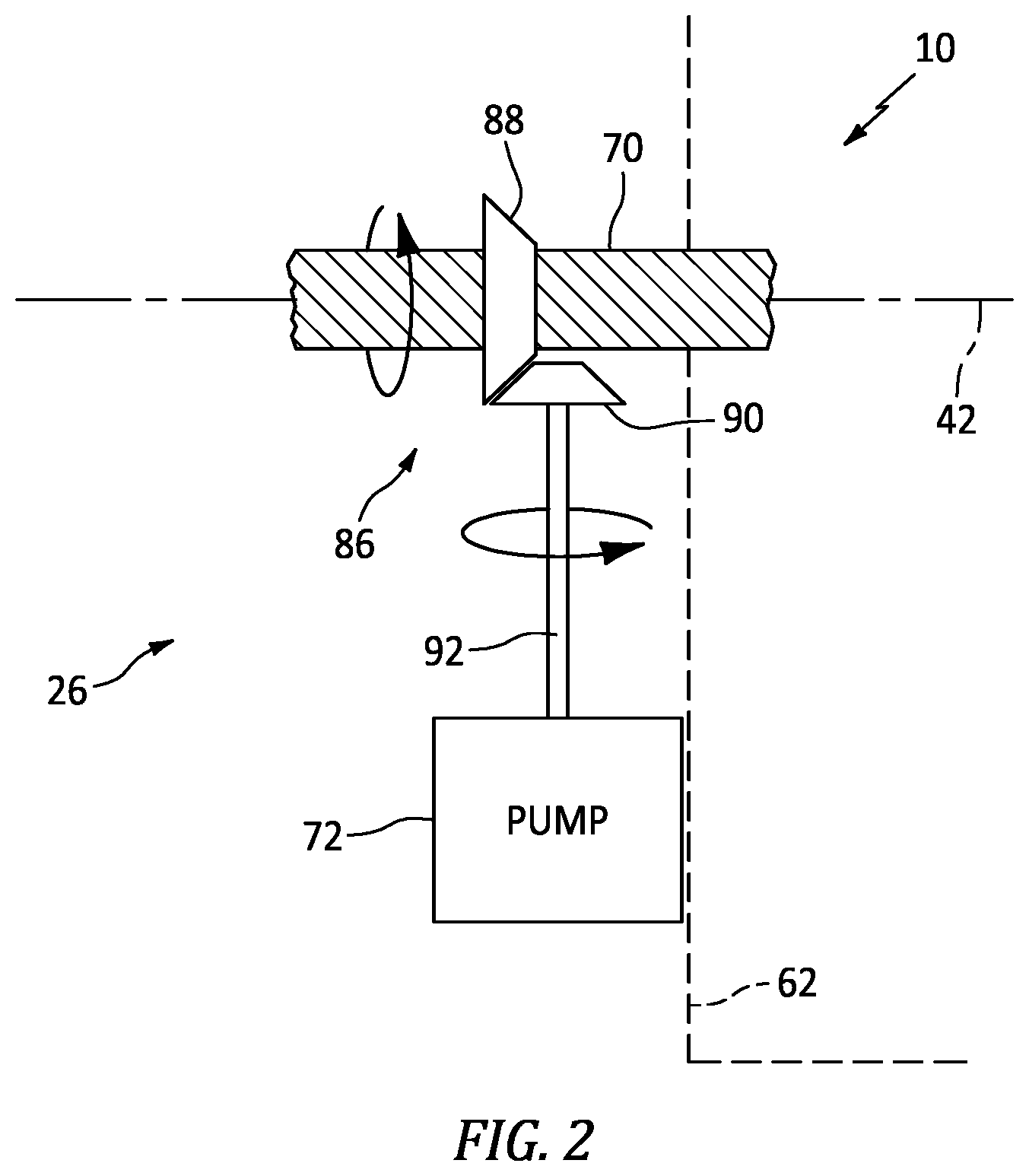 Patent US12378916 Figure 2 – Engine power extraction system and method for using same